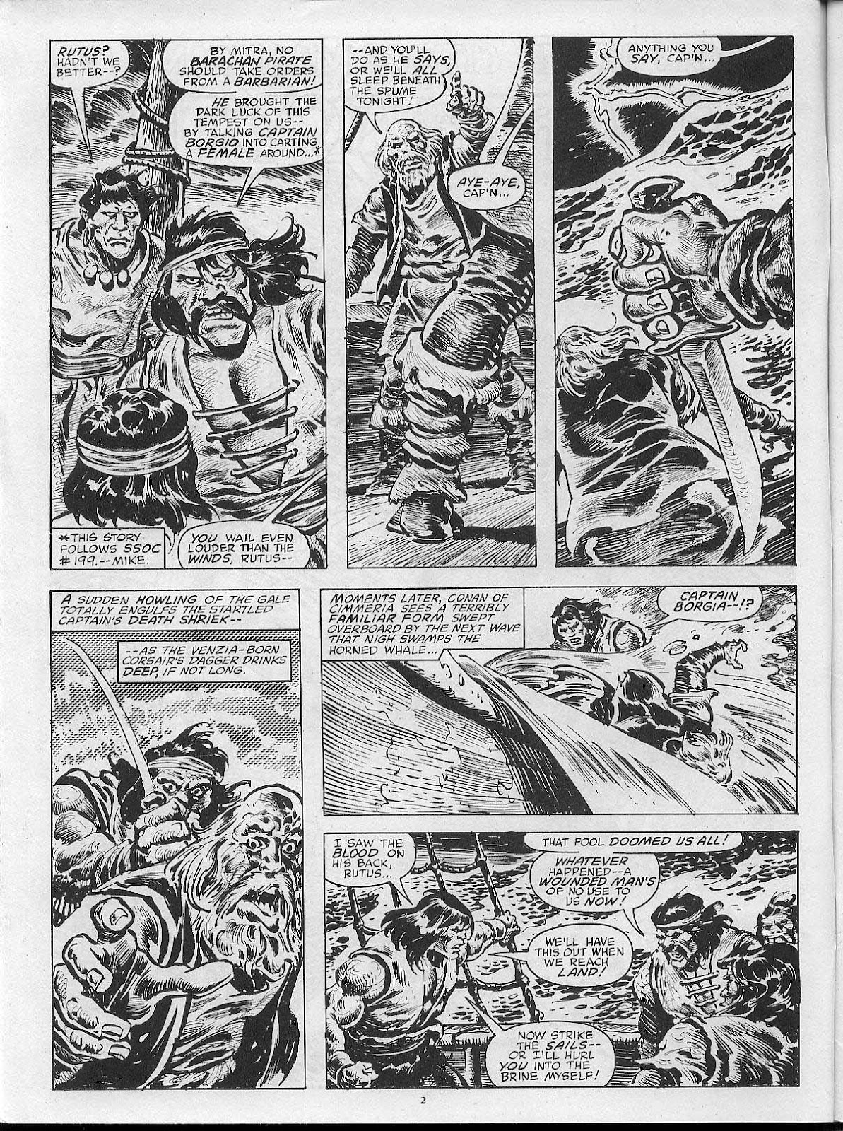 The Savage Sword Of Conan issue 202 - Page 4