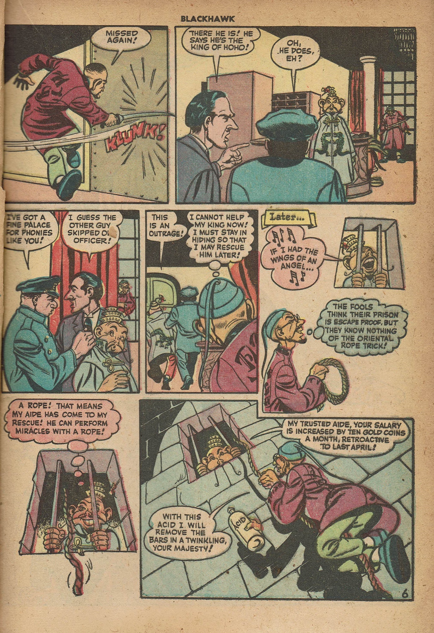 Read online Blackhawk (1957) comic -  Issue #13 - 31