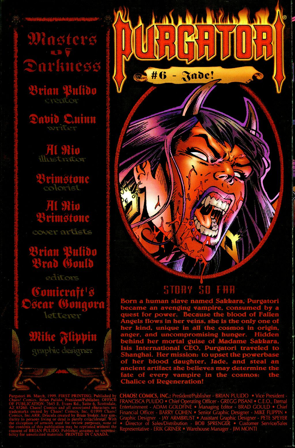 Read online Purgatori (1998) comic -  Issue #6 - 2