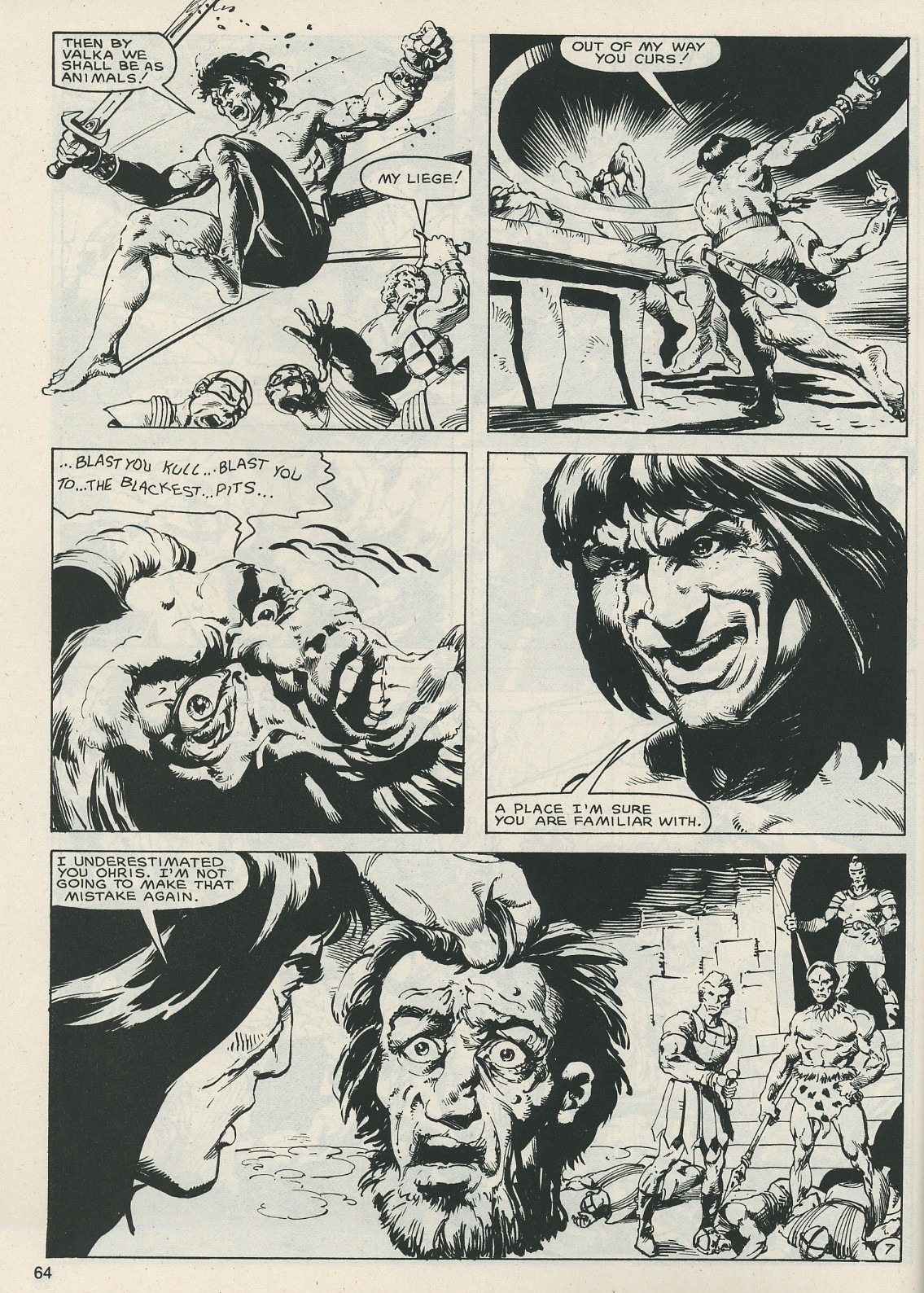 Read online The Savage Sword Of Conan comic -  Issue #121 - 64
