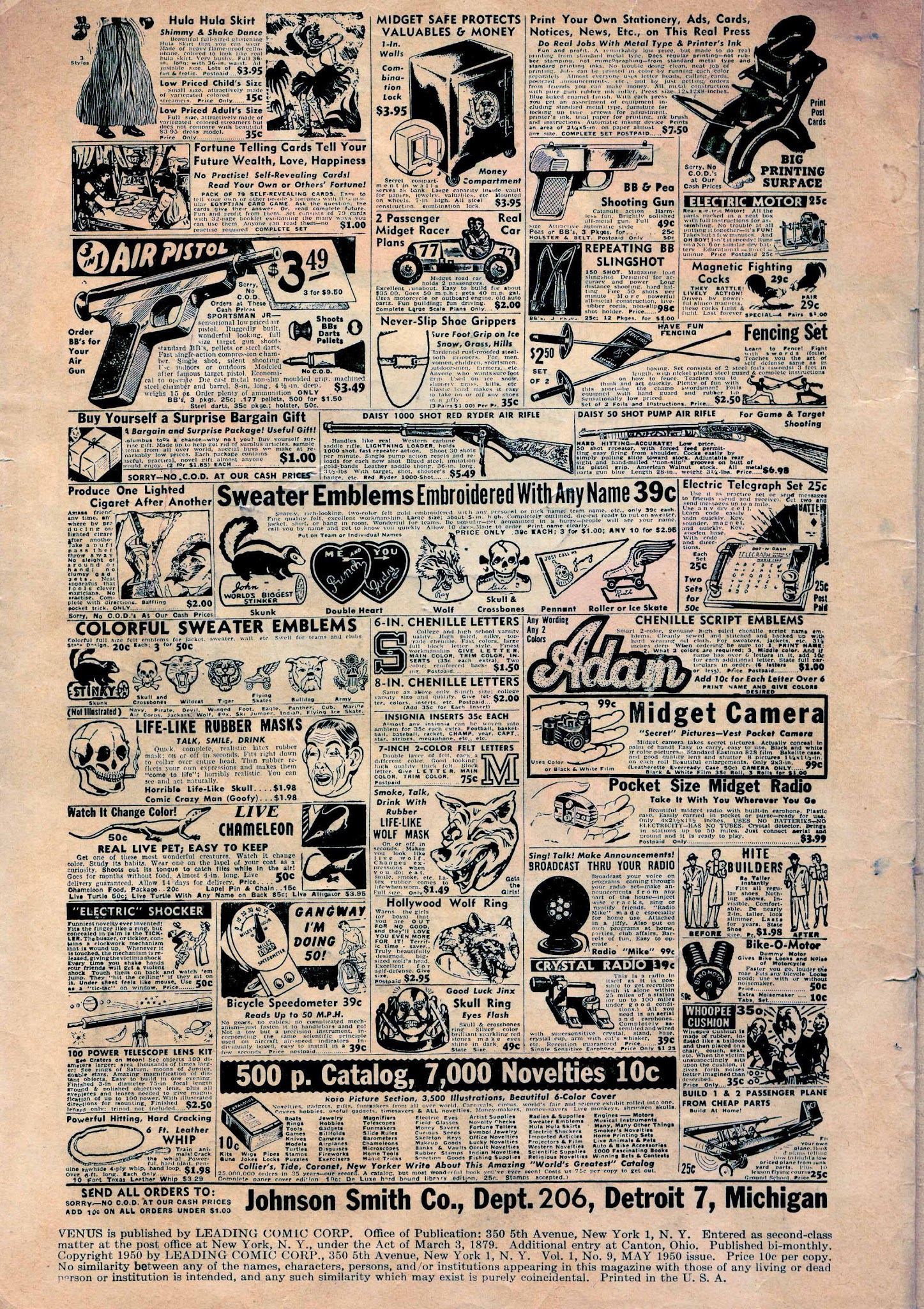 Read online Venus (1948) comic -  Issue #9 - 4