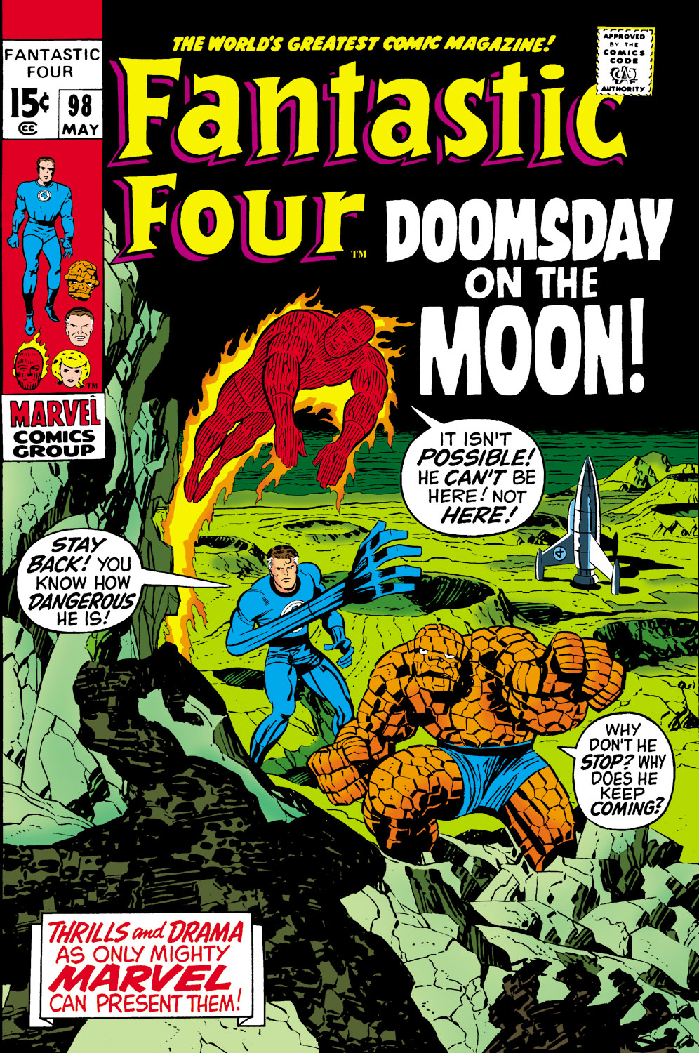 Read online Fantastic Four (1961) comic -  Issue #98 - 1