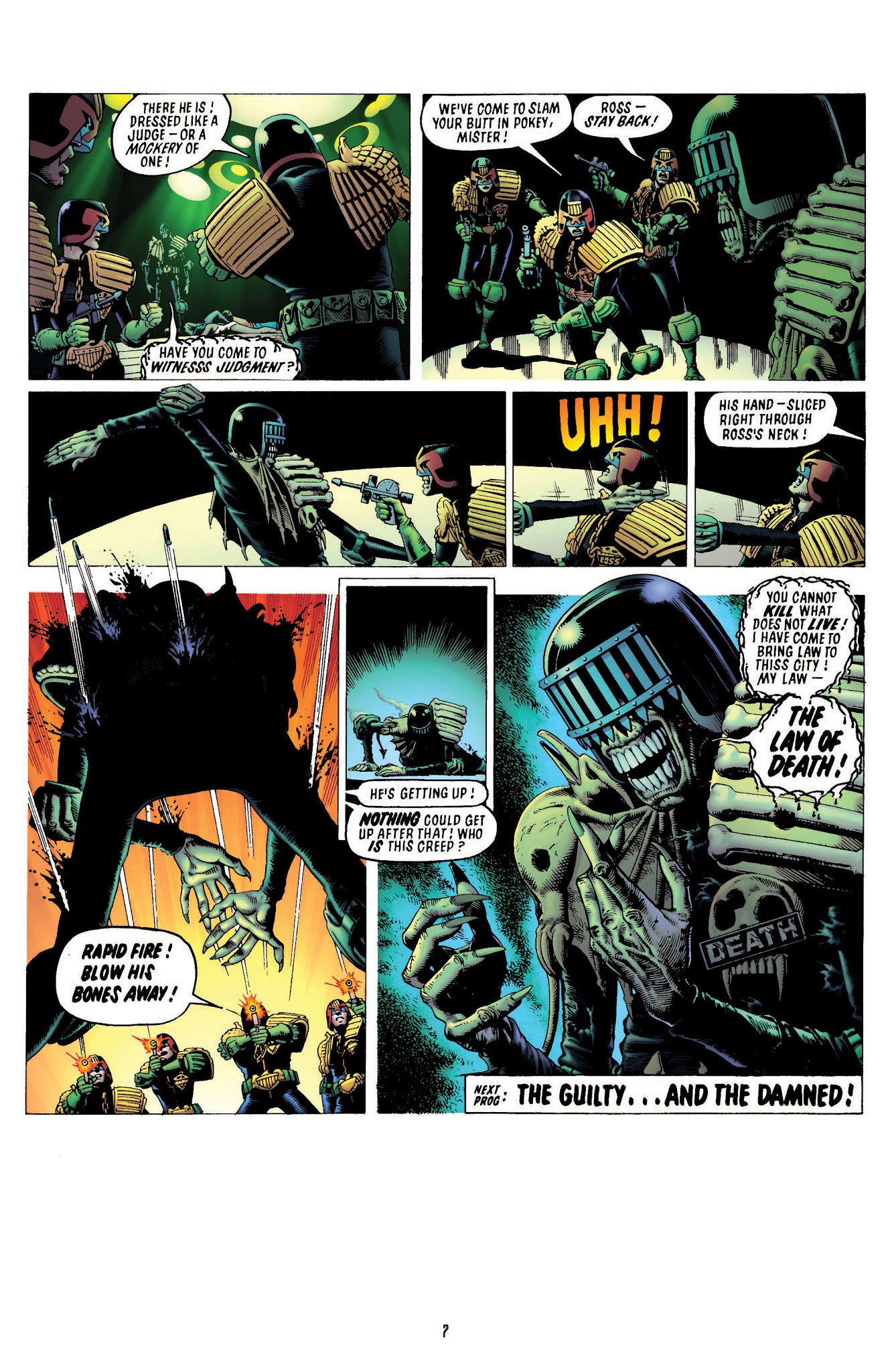 Read online Free Comic Book Day 2013: Judge Dredd Classics comic -  Issue # Full - 7
