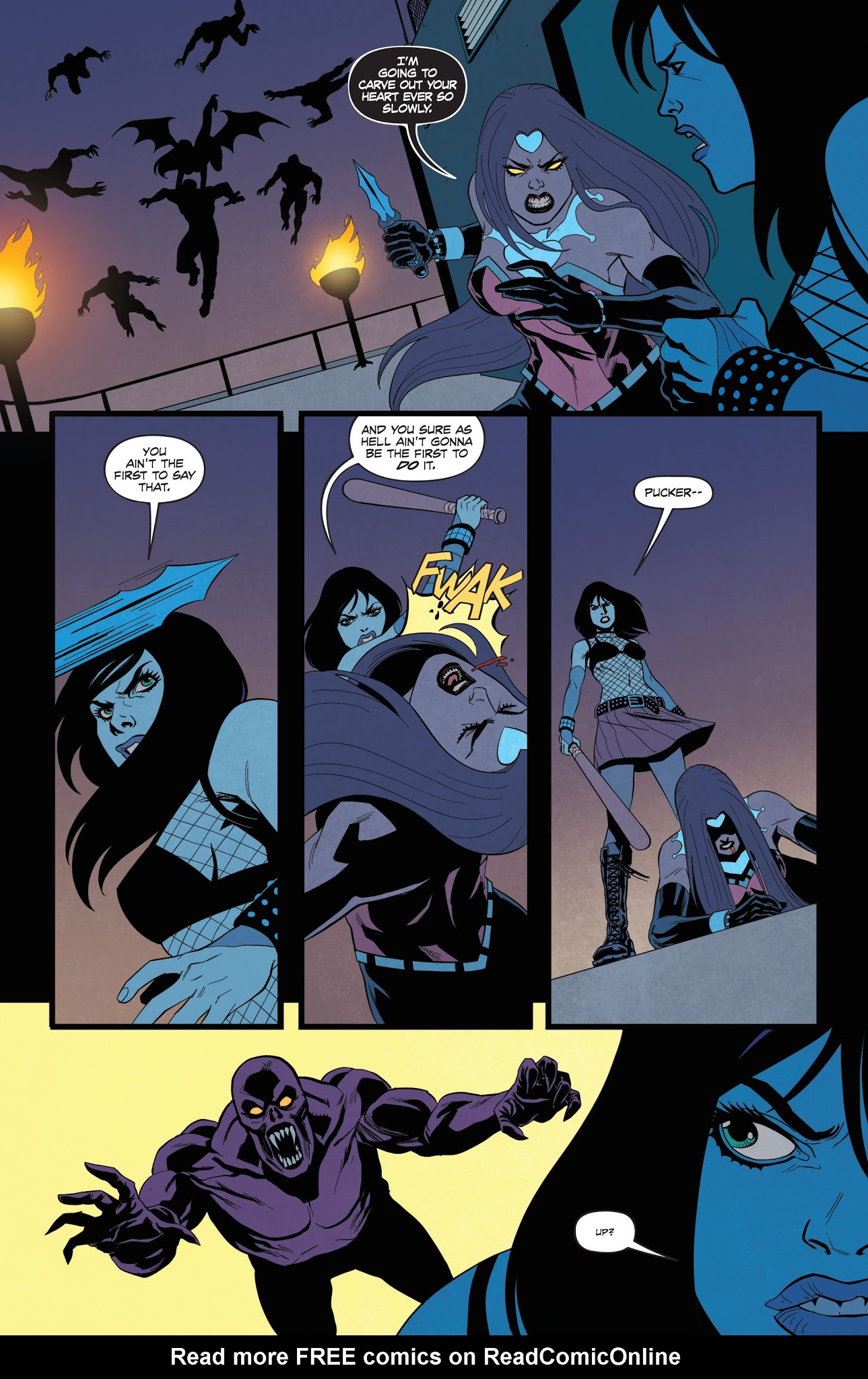 Read online Hack/Slash vs. Vampirella comic -  Issue #5 - 8