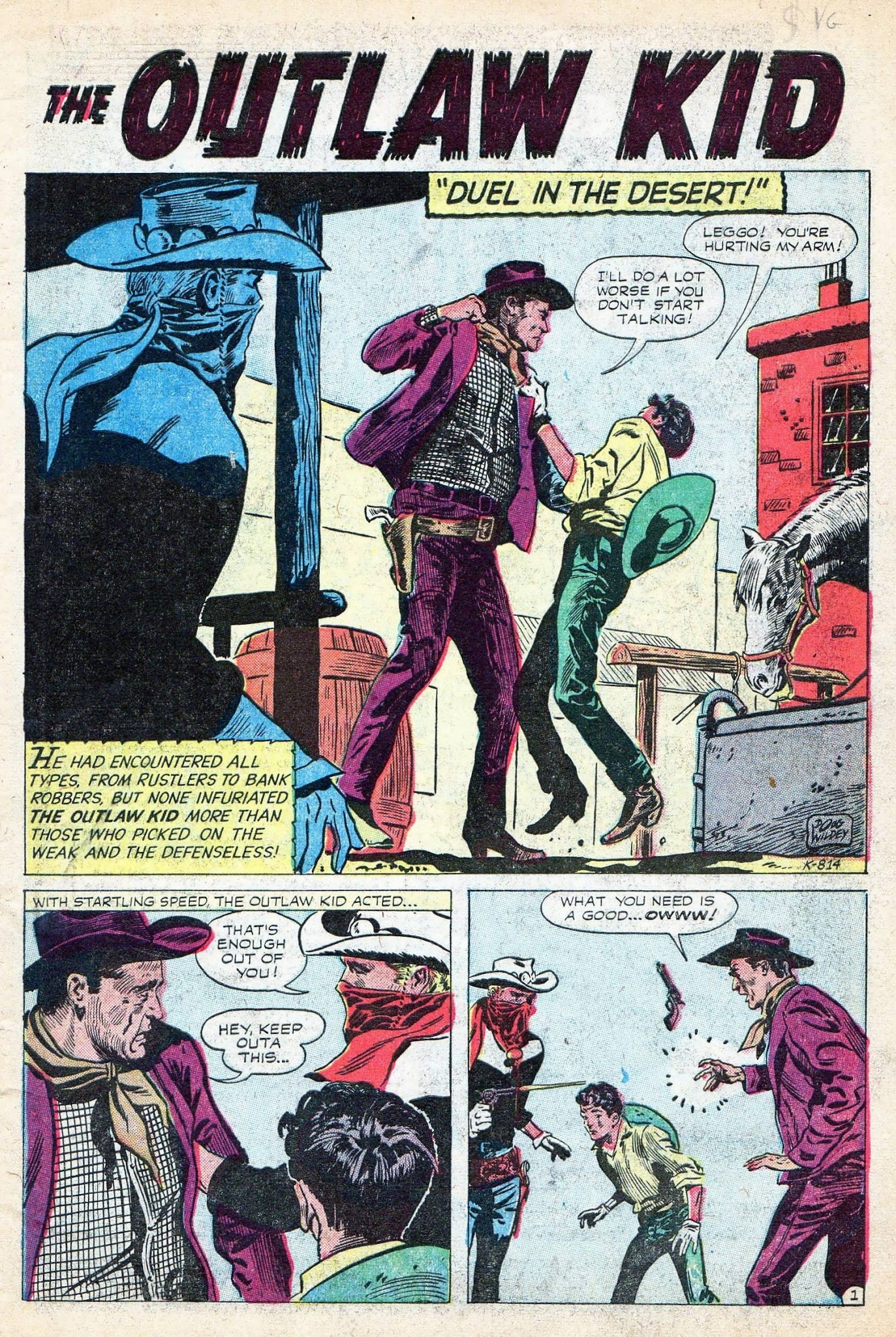Read online The Outlaw Kid (1954) comic -  Issue #15 - 3