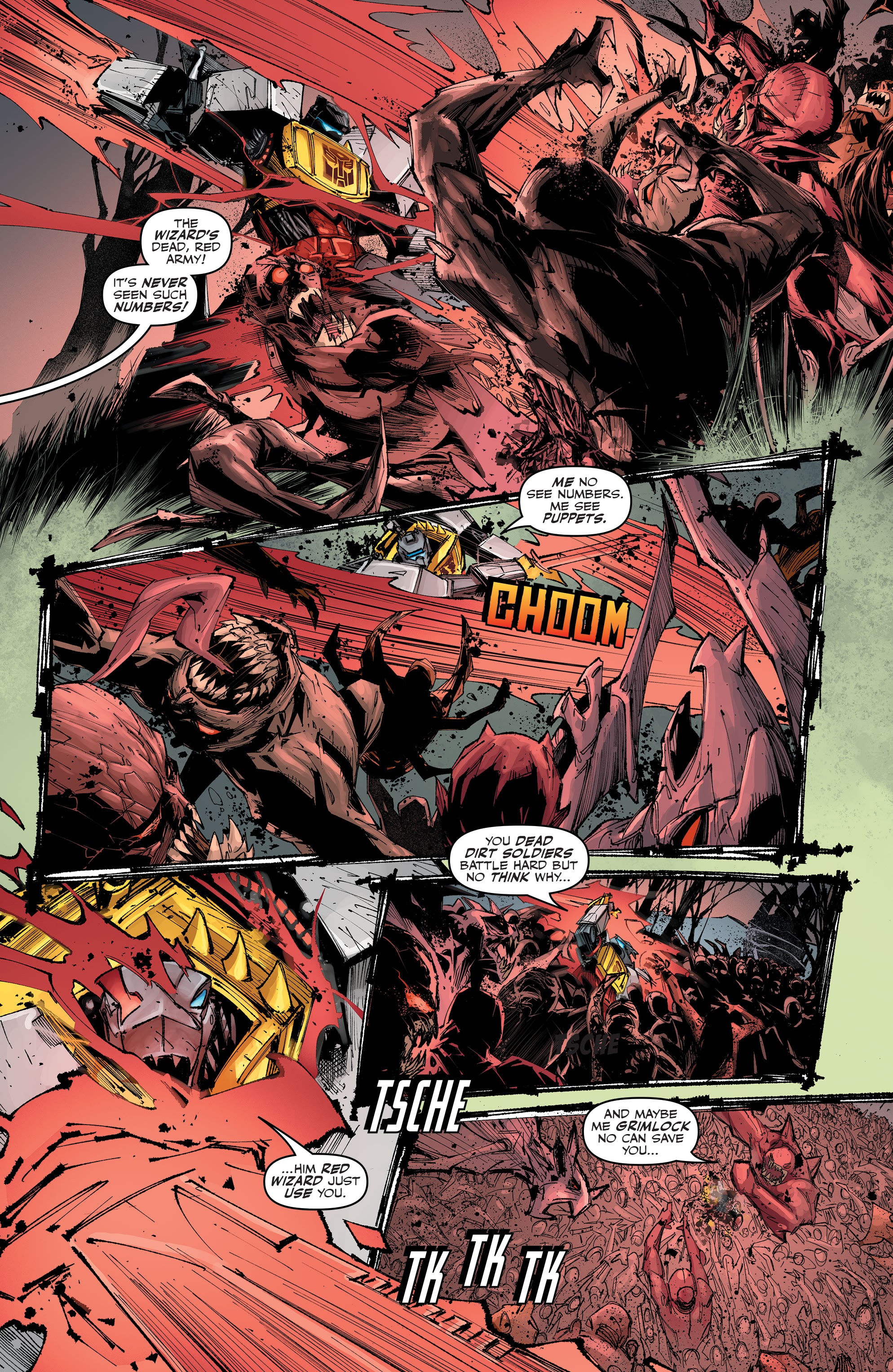 Read online Transformers: King Grimlock comic -  Issue #3 - 14