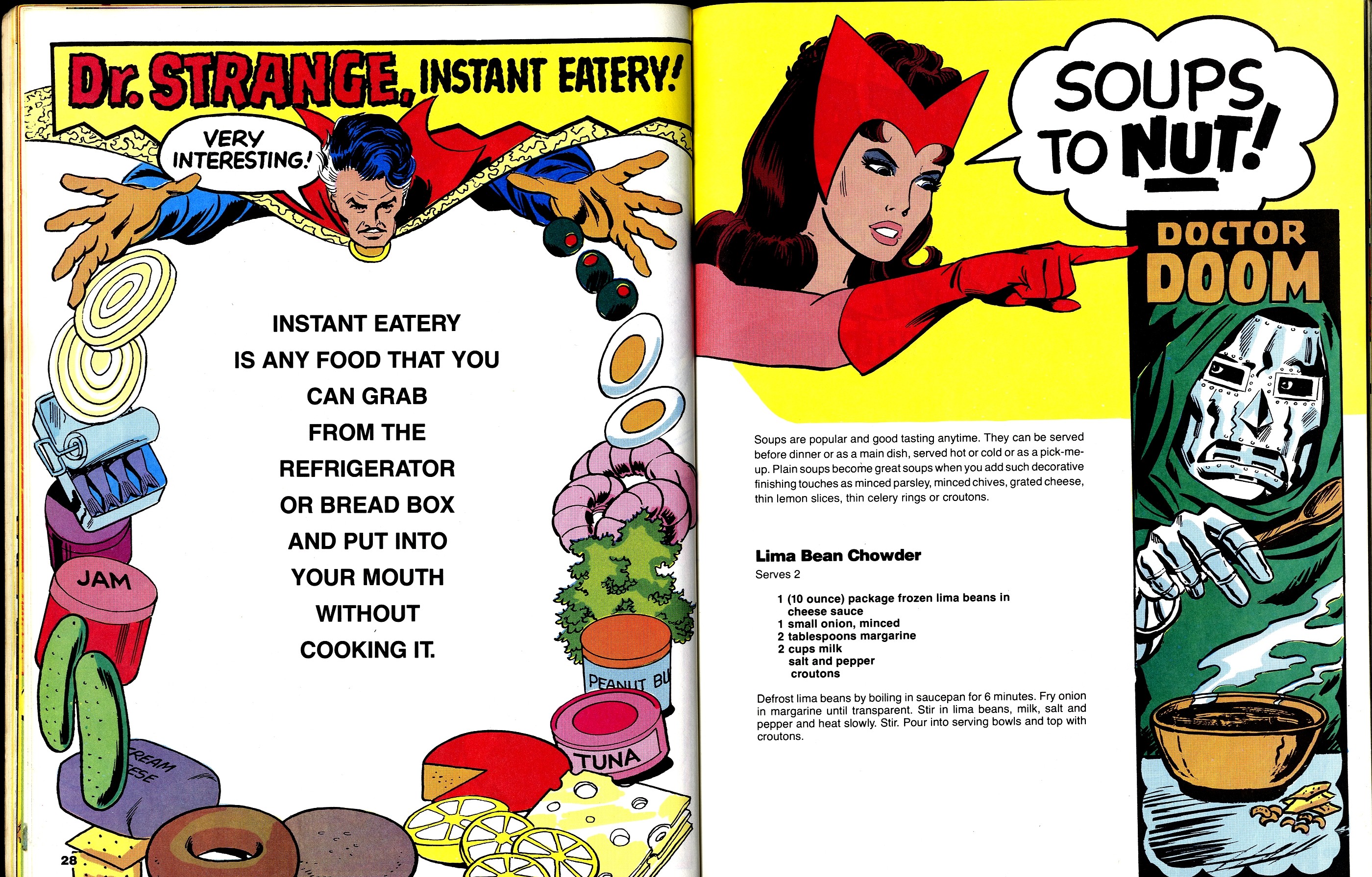 Read online The Mighty Marvel Superheroes' Cookbook comic -  Issue # Full - 16
