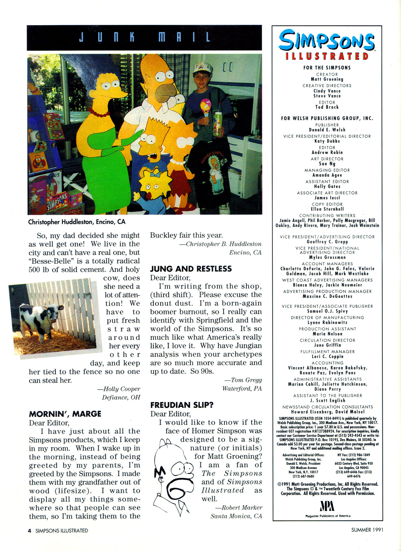 Read online Simpsons Illustrated (1991) comic -  Issue #2 - 6