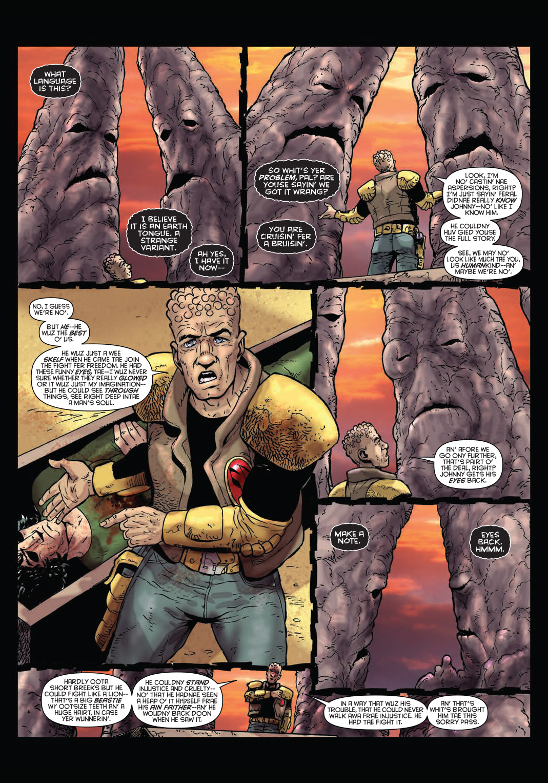 Read online Strontium Dog: The Life and Death of Johnny Alpha: The Project comic -  Issue # TPB - 68