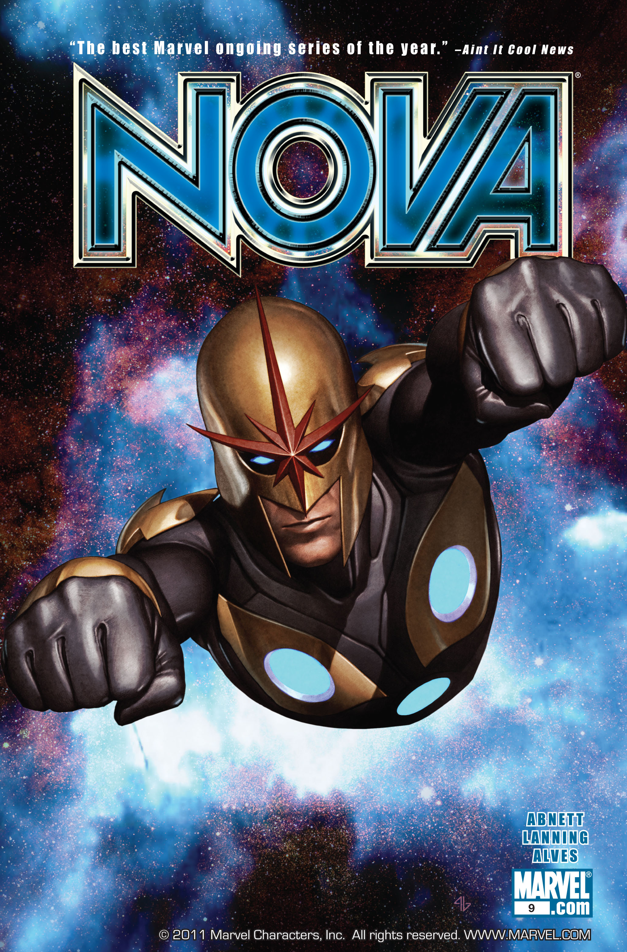 Read online Nova (2007) comic -  Issue #9 - 1