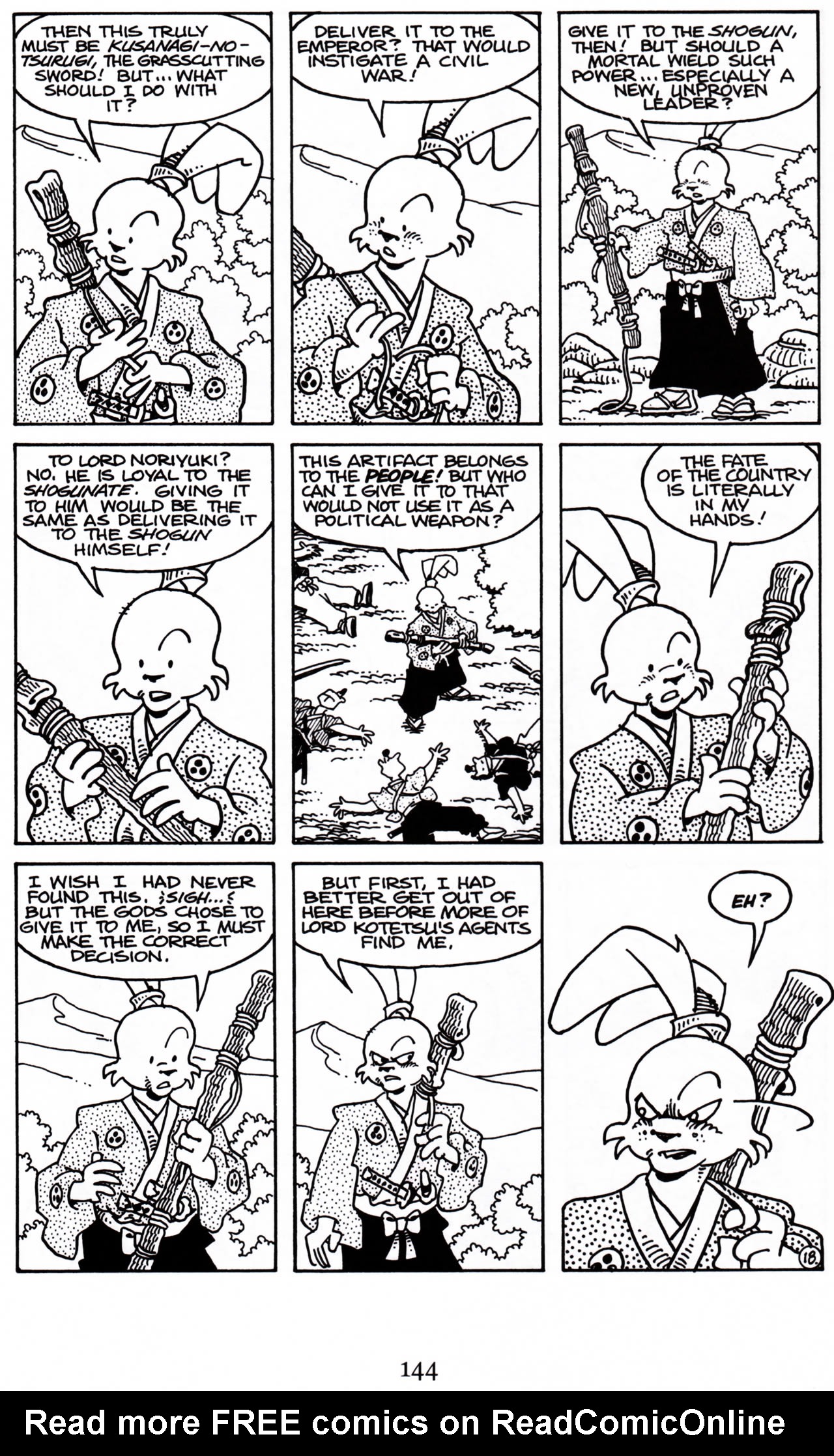 Read online Usagi Yojimbo (1996) comic -  Issue #18 - 18