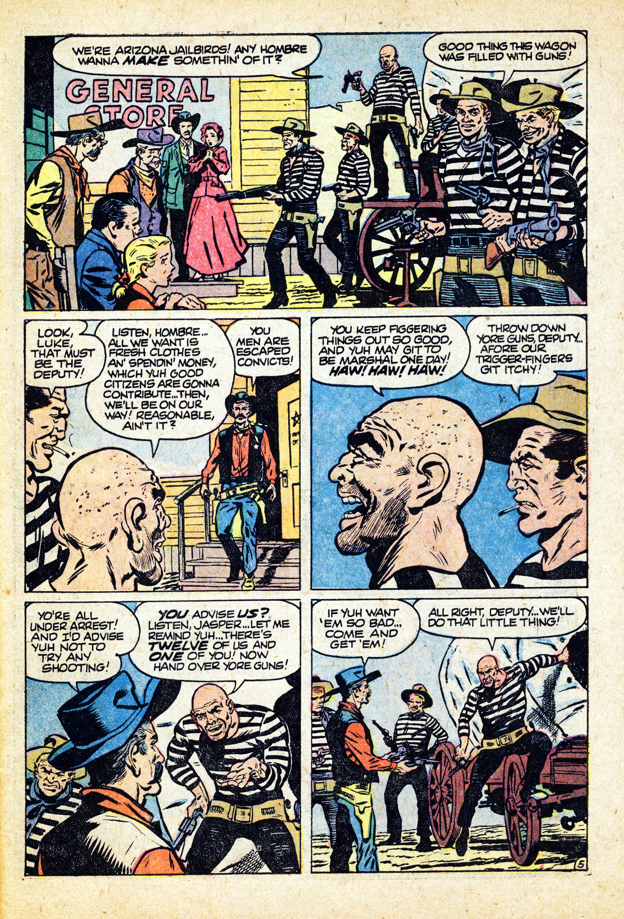 Read online Western Outlaws (1954) comic -  Issue #16 - 31