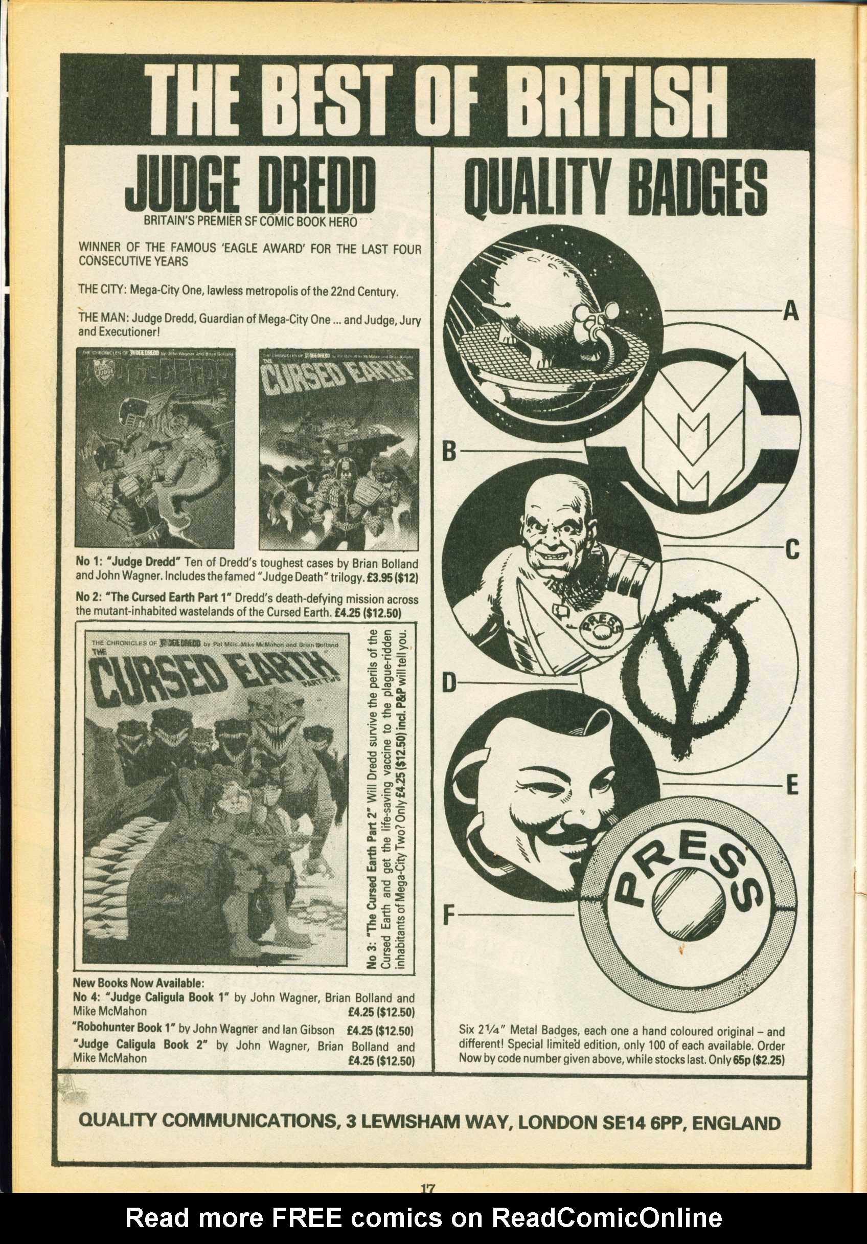 Read online Warrior comic -  Issue #9 - 12