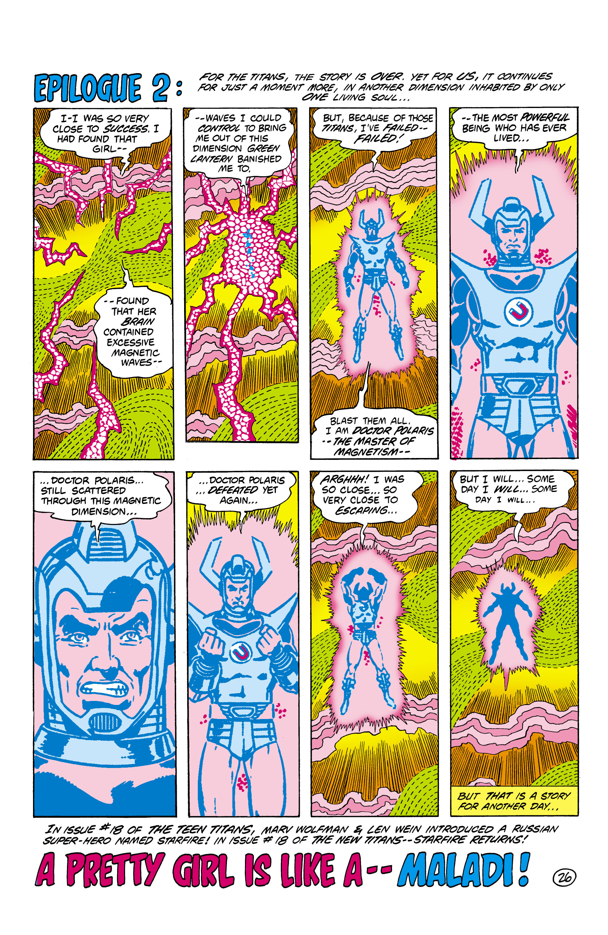 Read online The New Teen Titans (1980) comic -  Issue #17 - 27