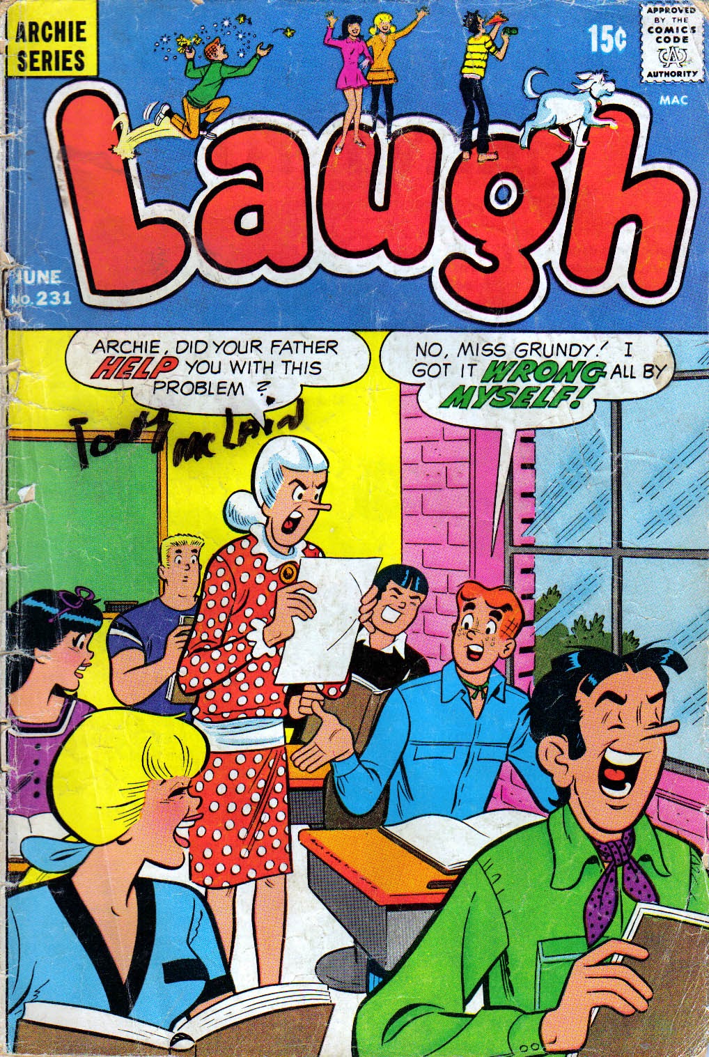 Read online Laugh (Comics) comic -  Issue #231 - 1