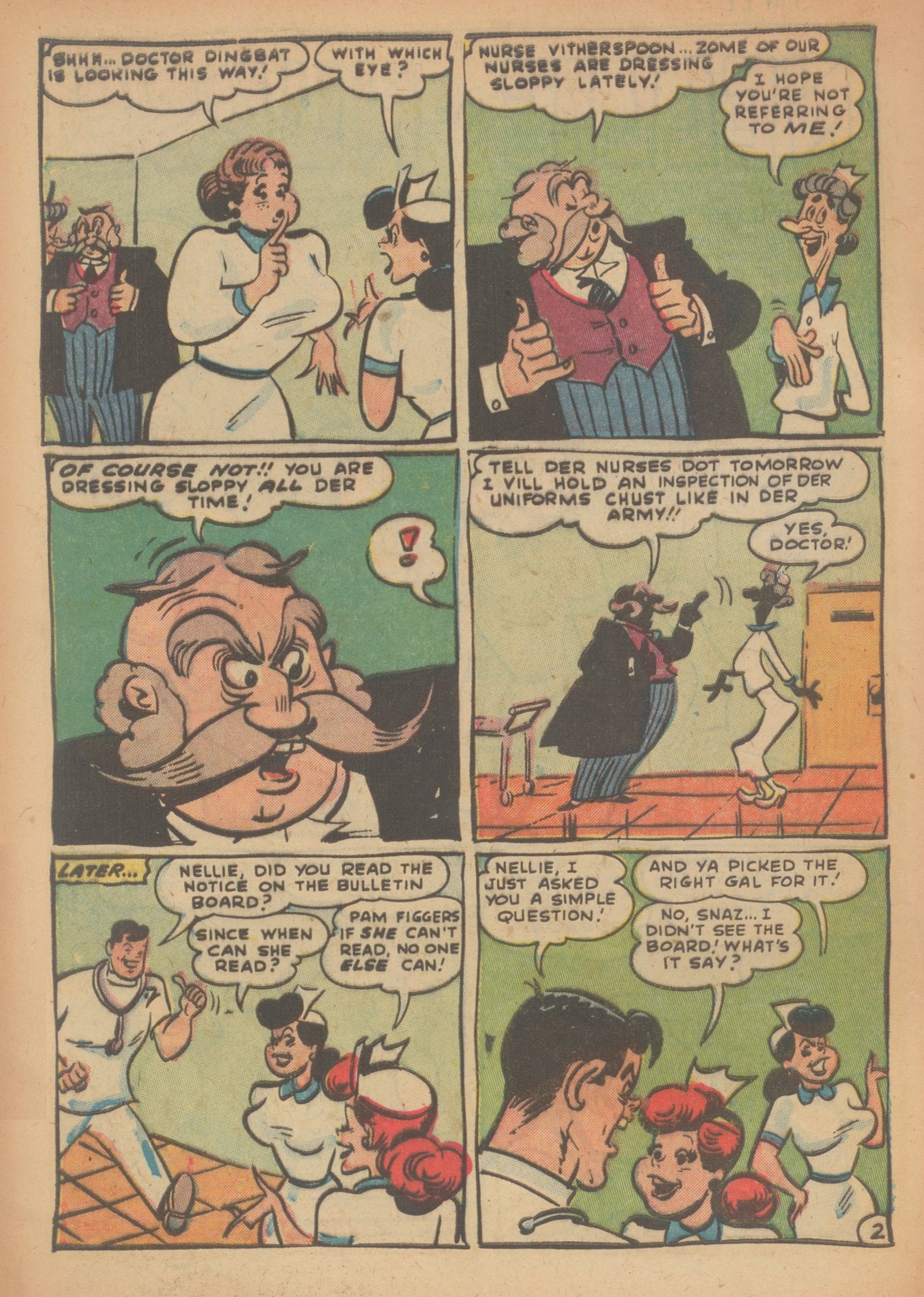 Read online Nellie The Nurse (1945) comic -  Issue #33 - 4