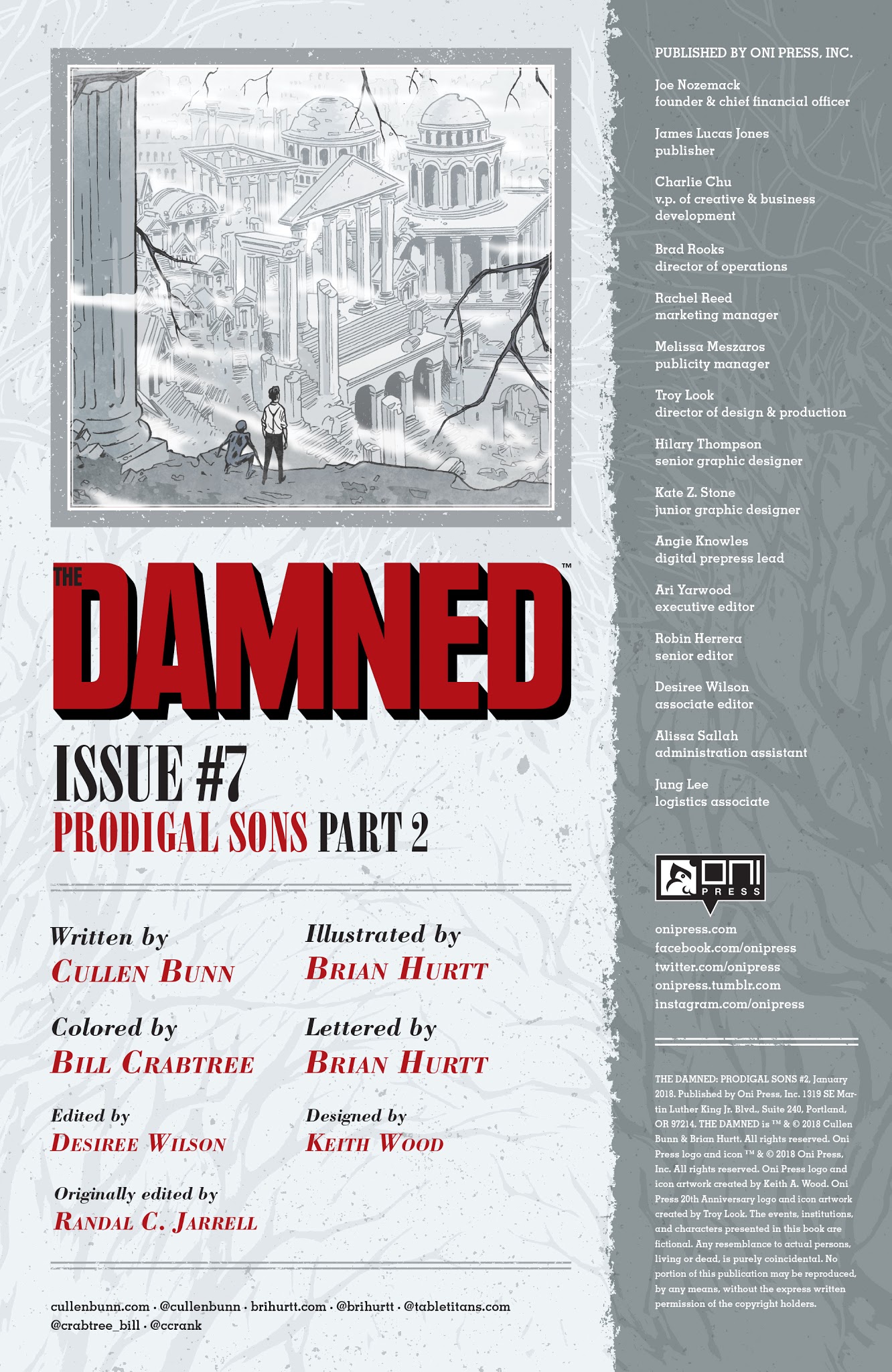 Read online The Damned comic -  Issue #7 - 2