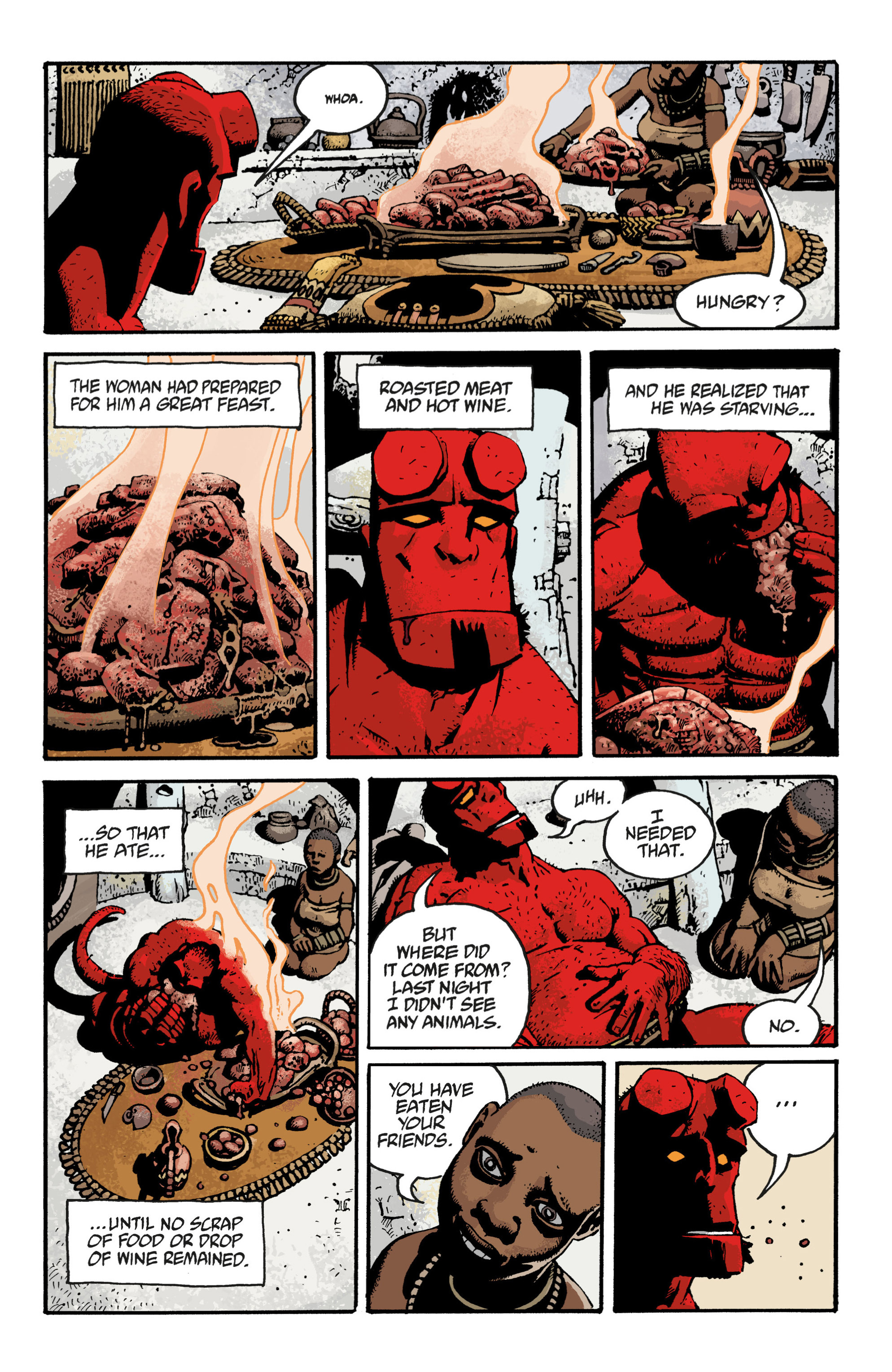 Read online Hellboy comic -  Issue #7 - 120