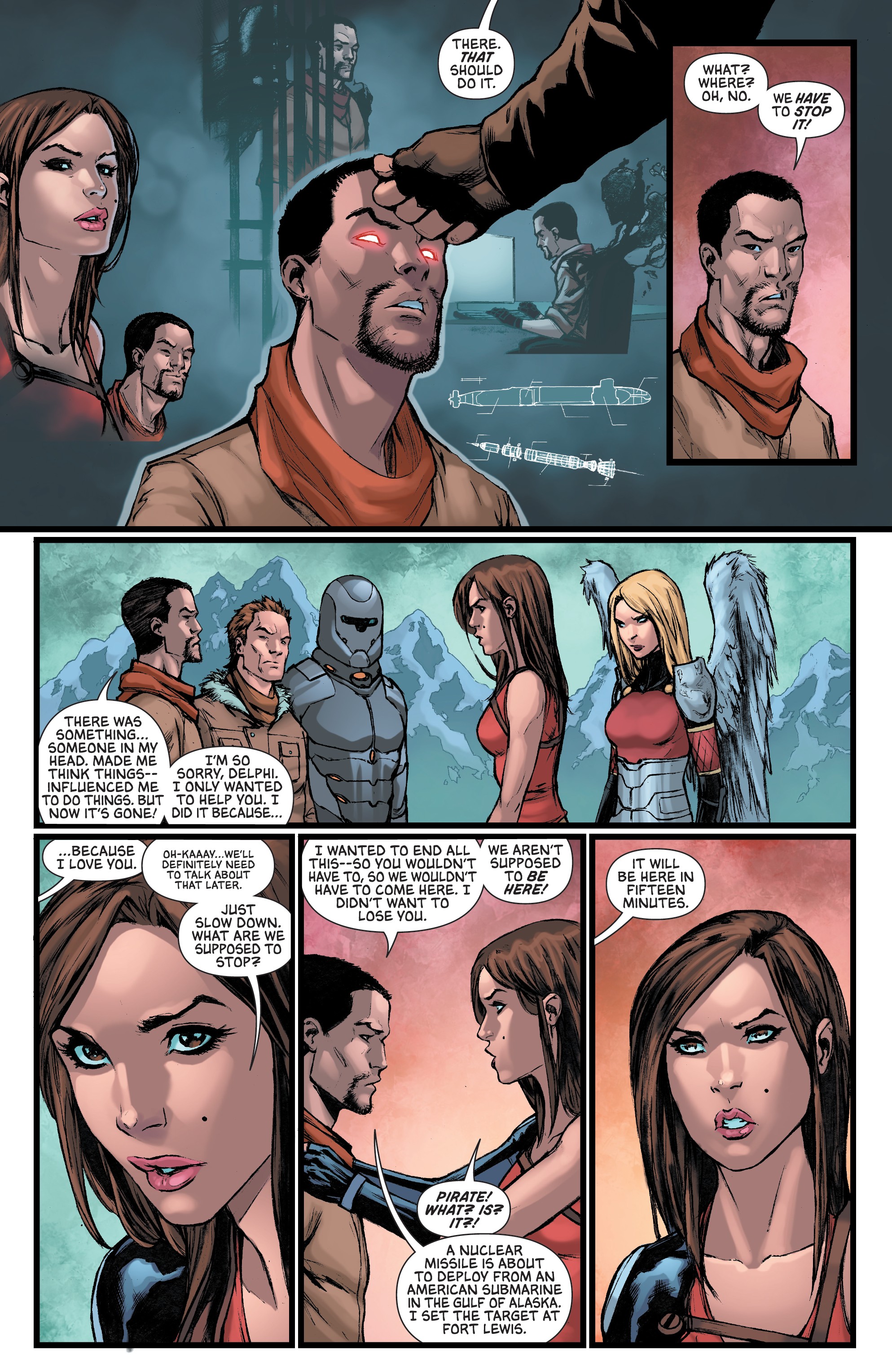 Read online Dissension: War Eternal comic -  Issue #5 - 6