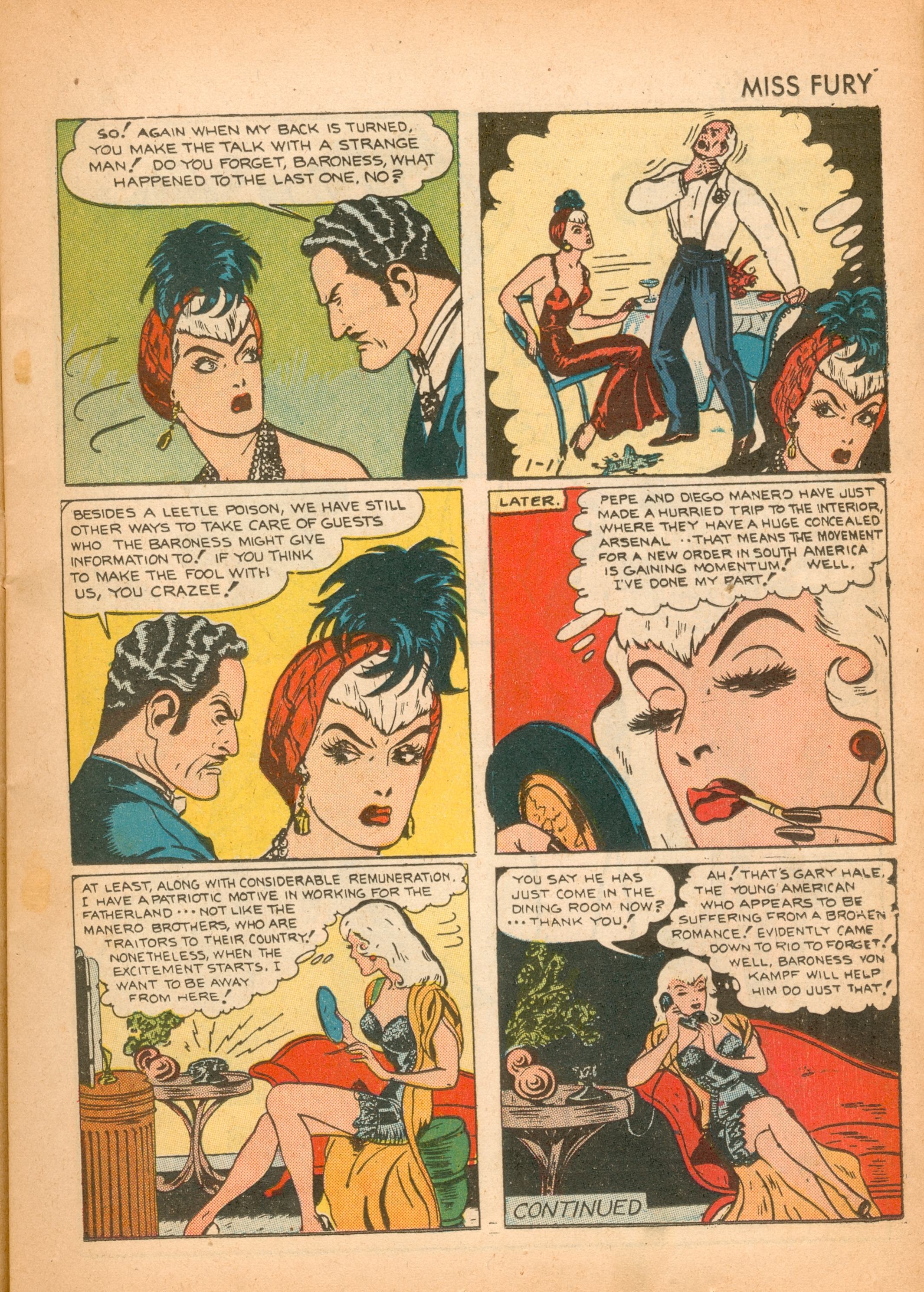 Read online Miss Fury Comics comic -  Issue #2 - 14