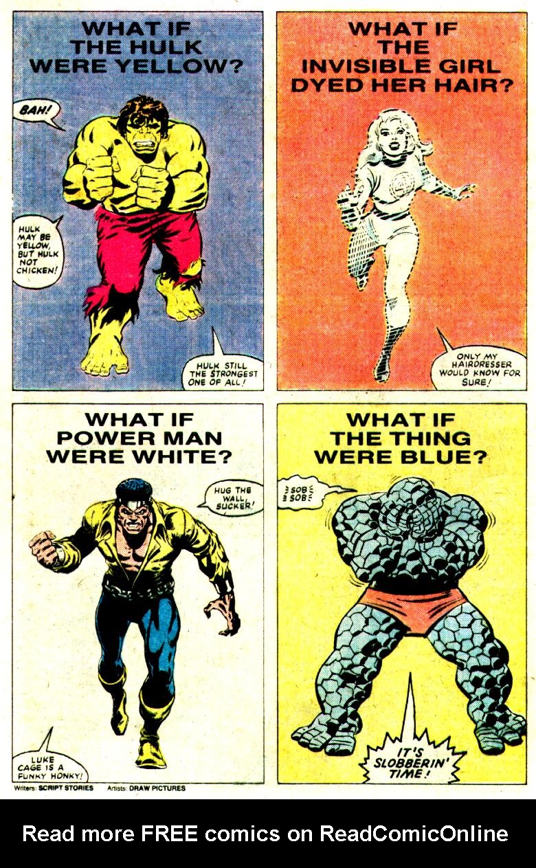 Read online What If? (1977) comic -  Issue #34 - The Watcher were a stand up comedian - 9