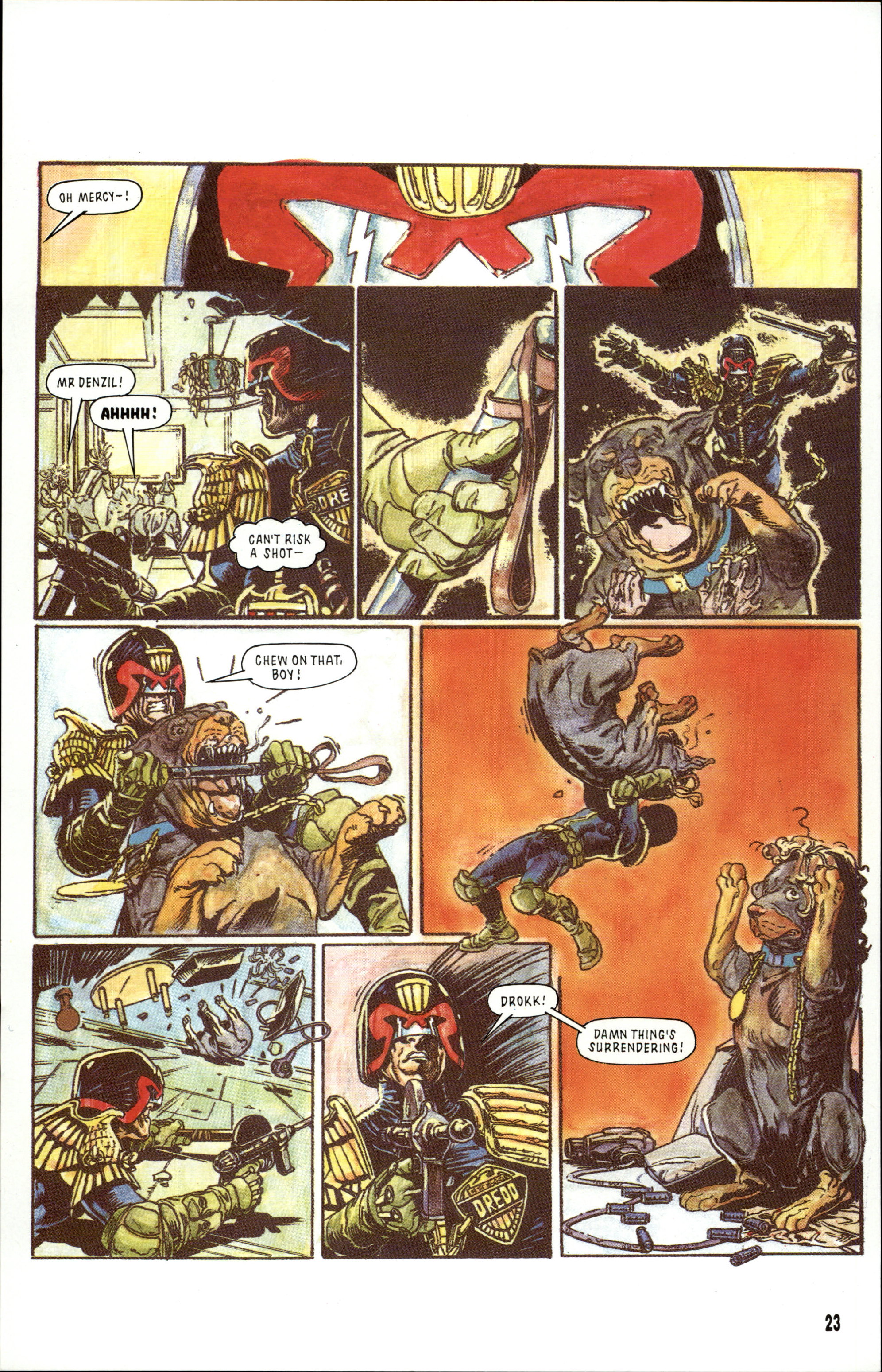Read online Dredd Rules! comic -  Issue #9 - 25