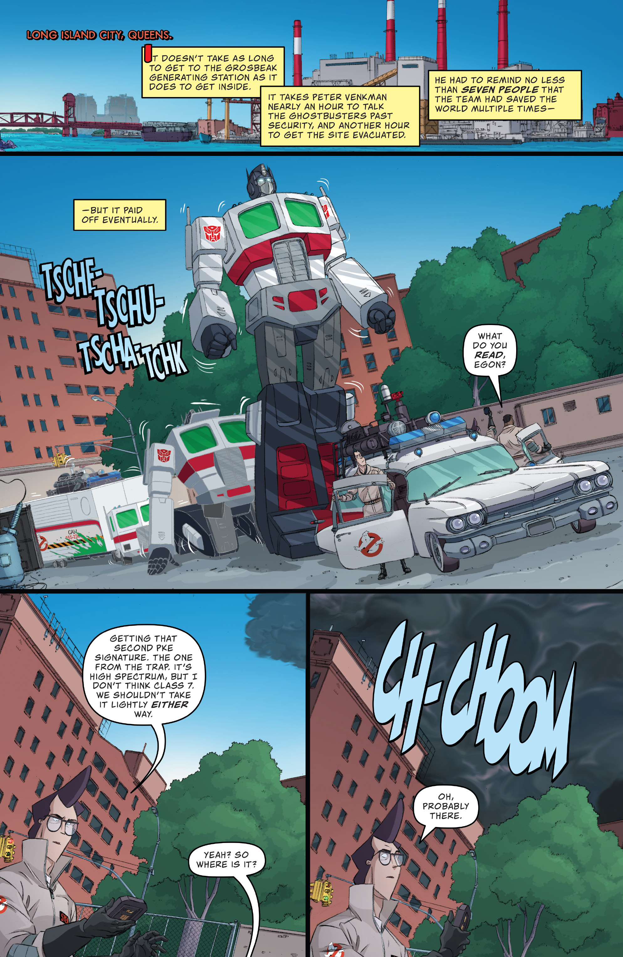 Read online Transformers/Ghostbusters comic -  Issue #4 - 10
