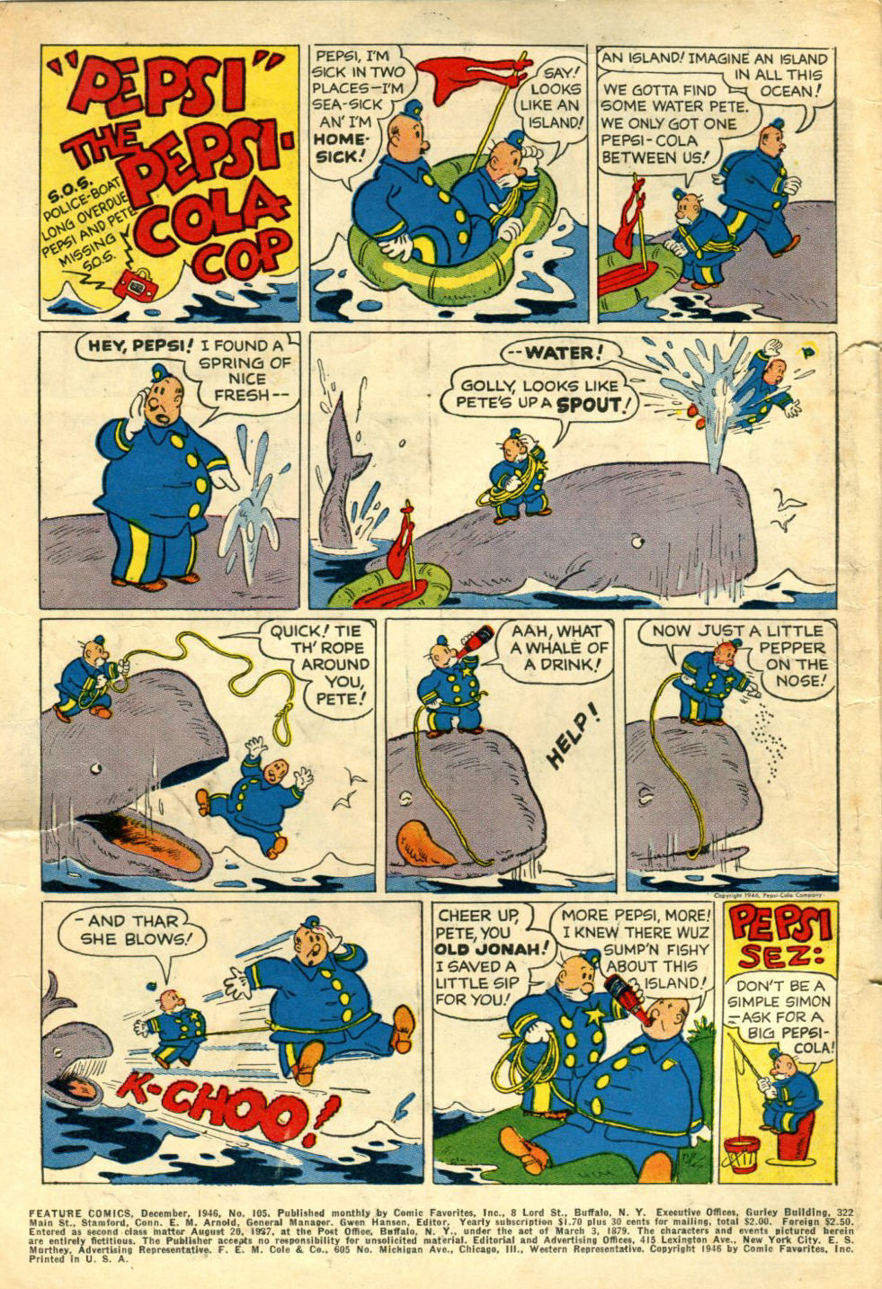 Read online Feature Comics comic -  Issue #105 - 2