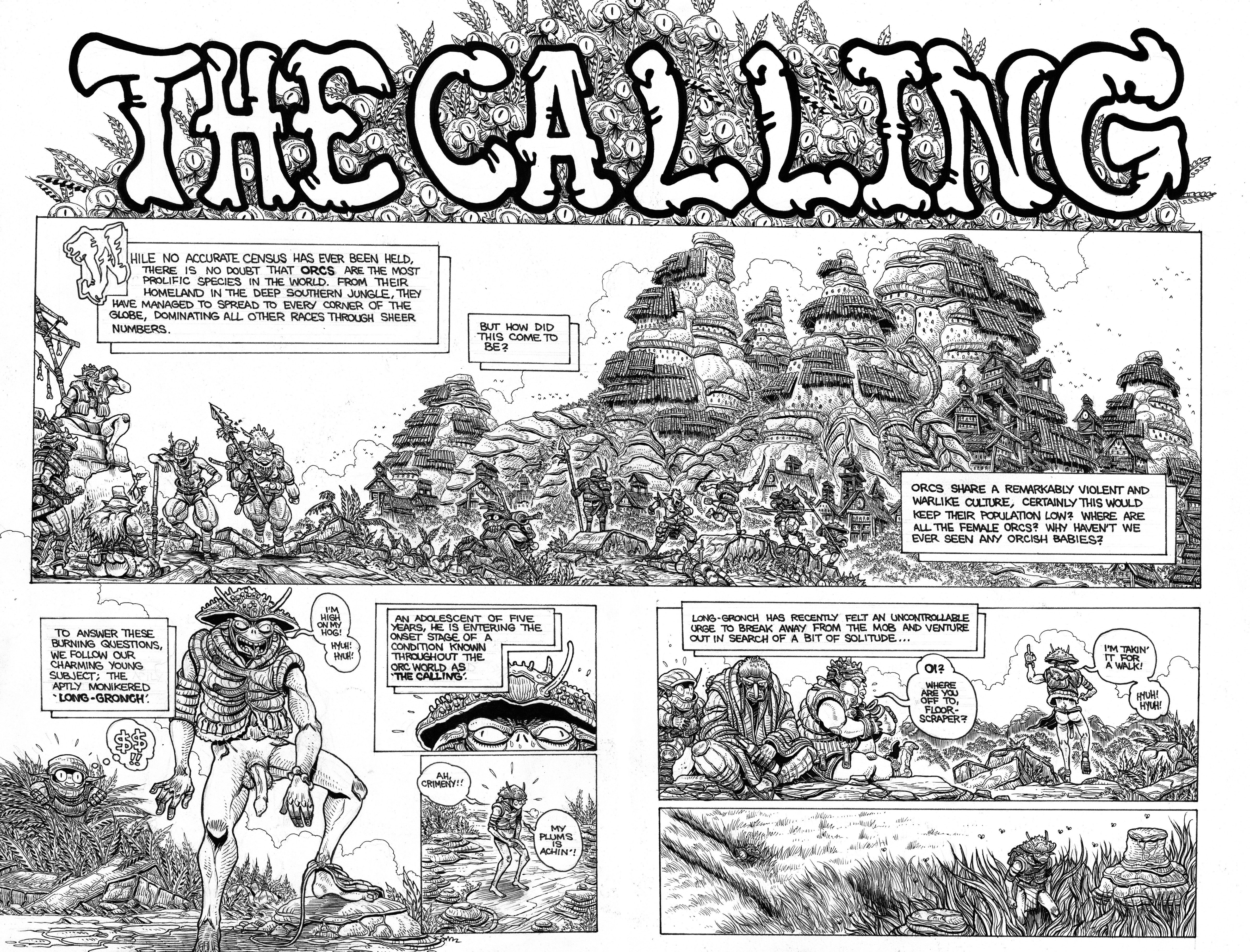 Read online Grunt: The Art and Unpublished Comics of James Stokoe comic -  Issue # TPB (Part 2) - 10