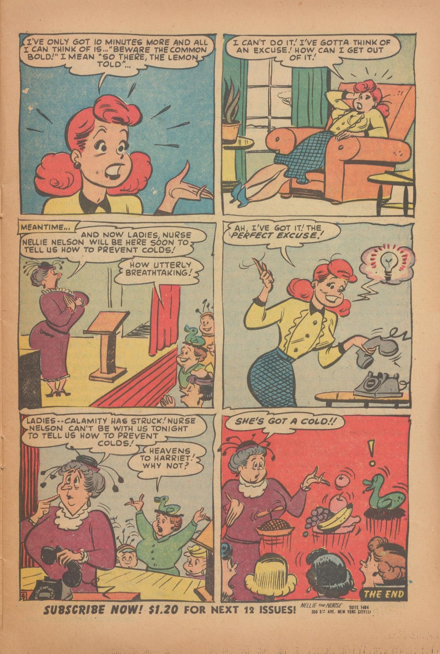 Read online Nellie The Nurse (1945) comic -  Issue #29 - 13