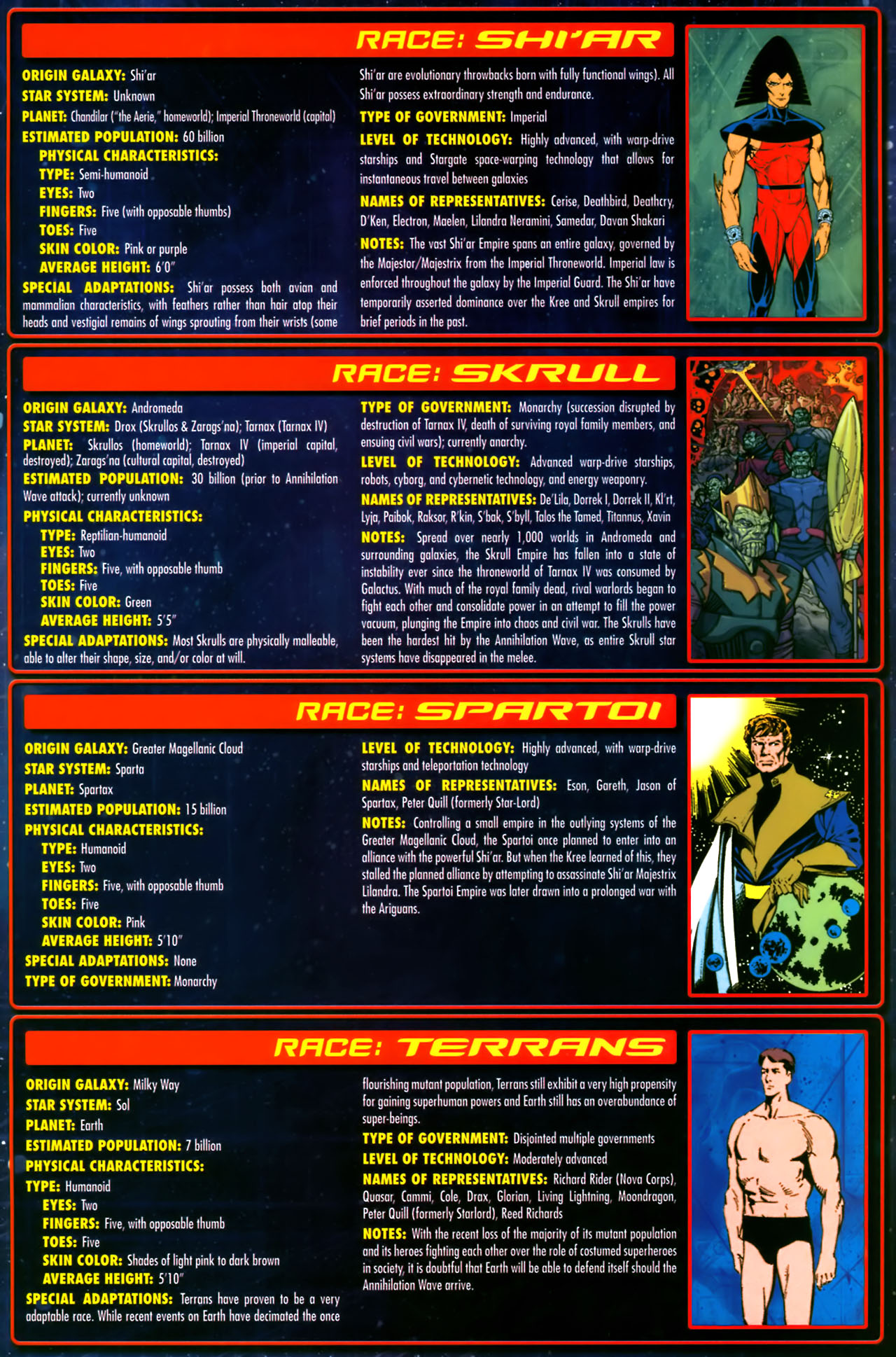 Read online Annihilation:  The  Nova Corps Files comic -  Issue #Annihilation:  The  Nova Corps Files Full - 48