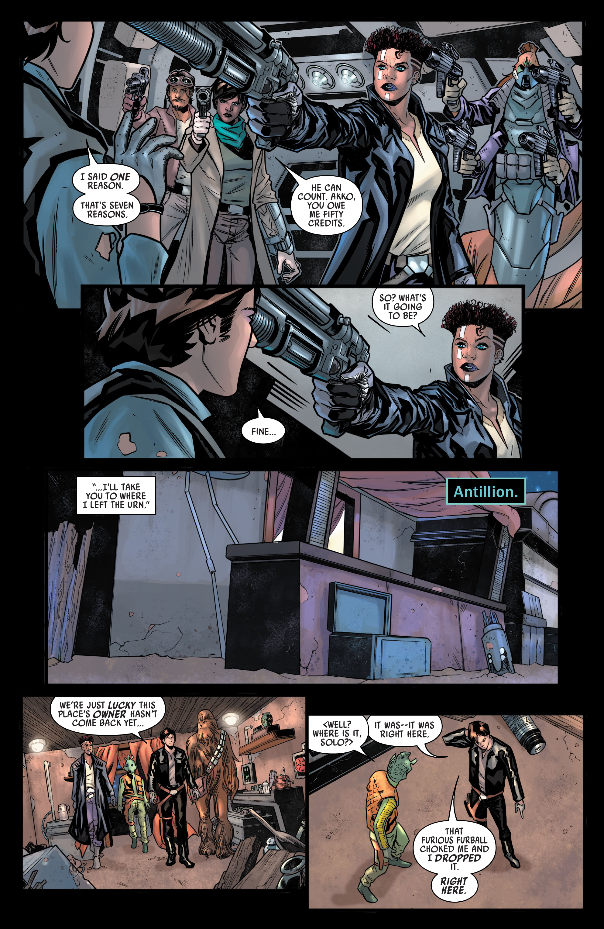 Read online Star Wars: Han Solo & Chewbacca comic -  Issue #5 - 7