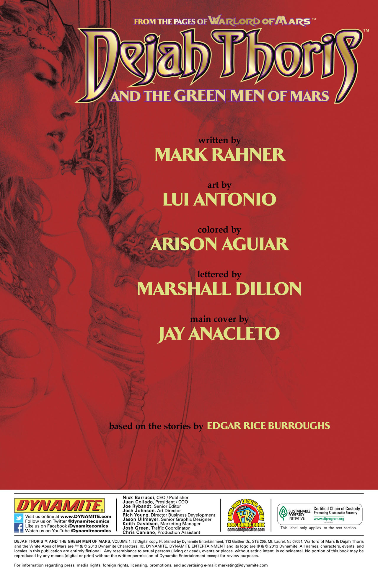 Read online Dejah Thoris and the Green Men of Mars comic -  Issue #2 - 2