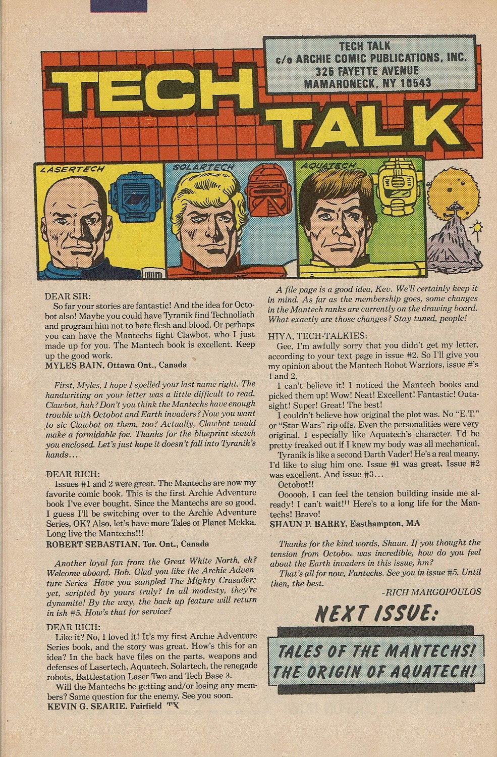 Read online ManTech Robot Warriors comic -  Issue #4 - 26