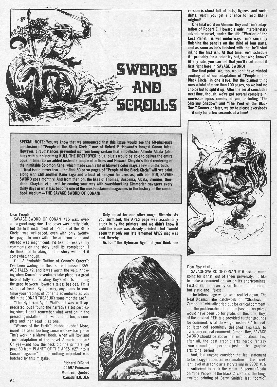 Read online The Savage Sword Of Conan comic -  Issue #18 - 64