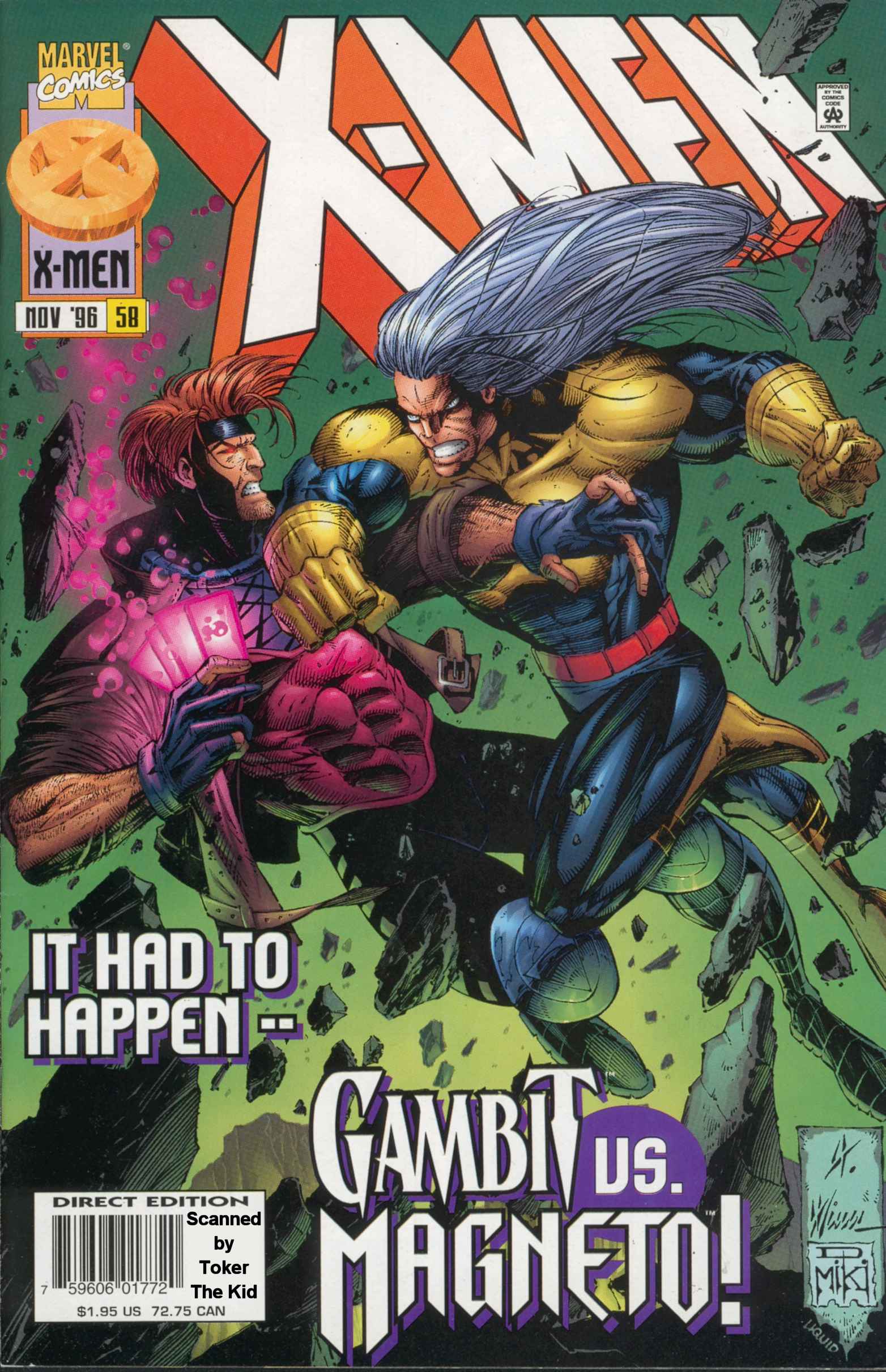 Read online X-Men (1991) comic -  Issue #58 - 1