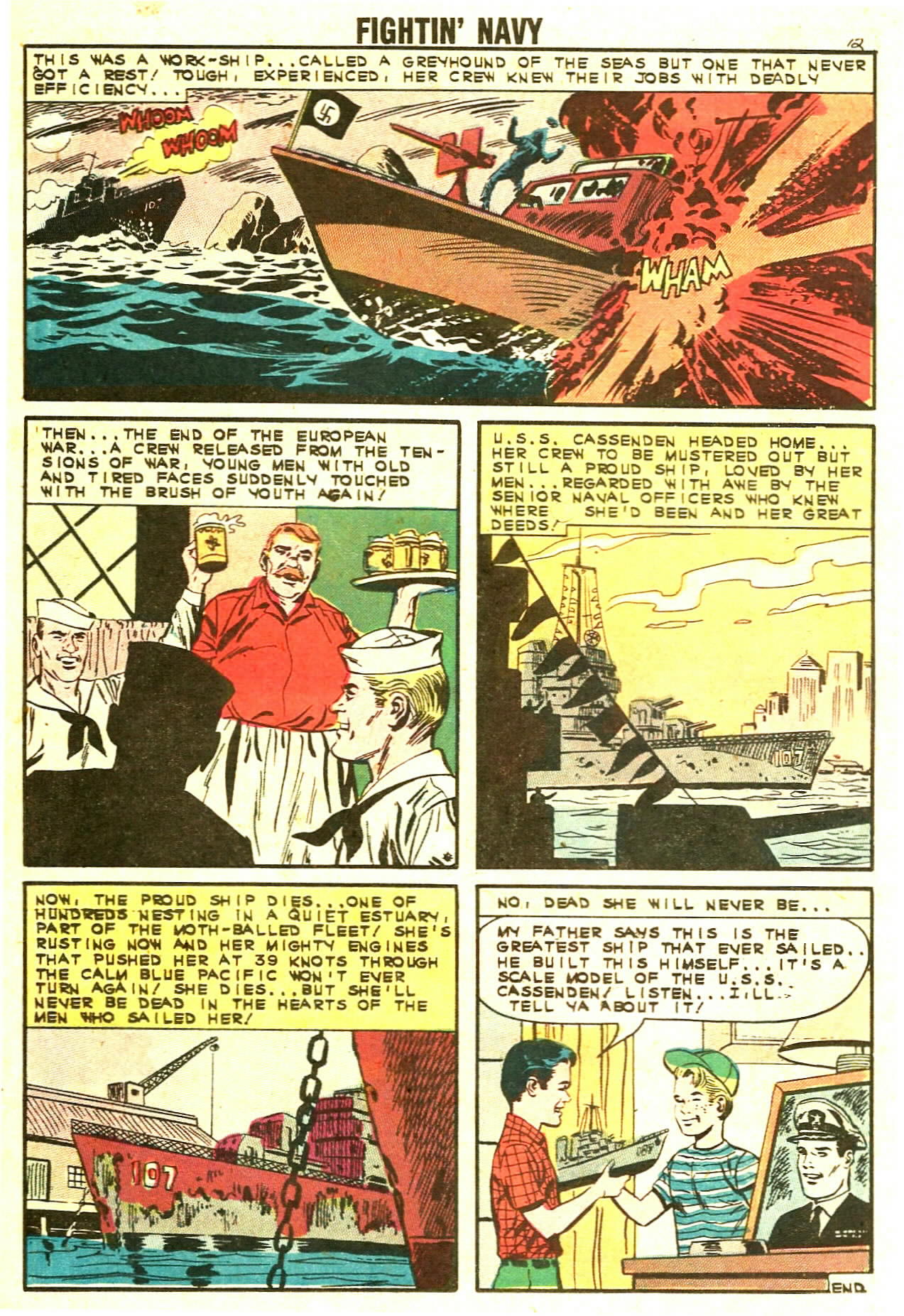 Read online Fightin' Navy comic -  Issue #110 - 14