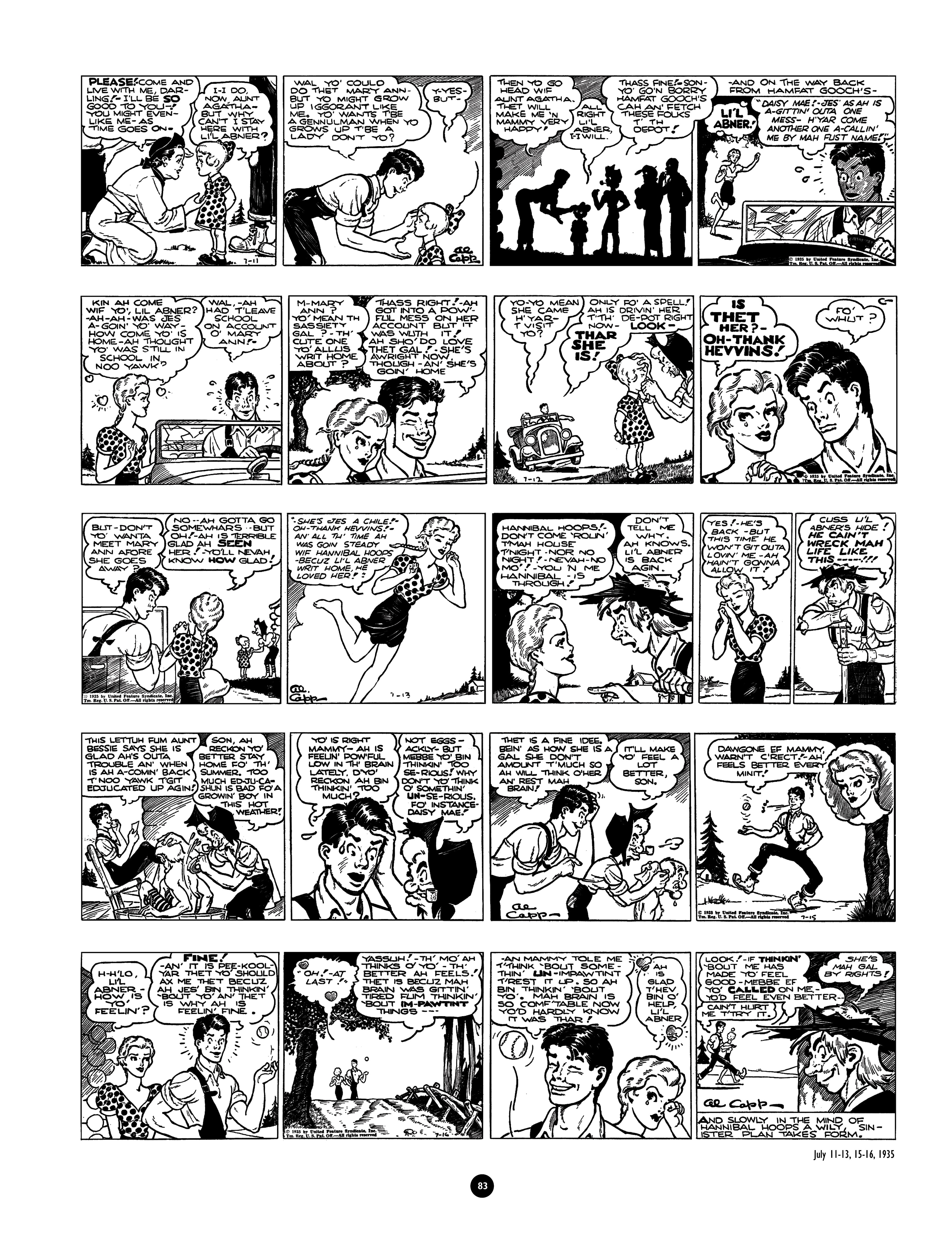 Read online Al Capp's Li'l Abner Complete Daily & Color Sunday Comics comic -  Issue # TPB 1 (Part 1) - 84