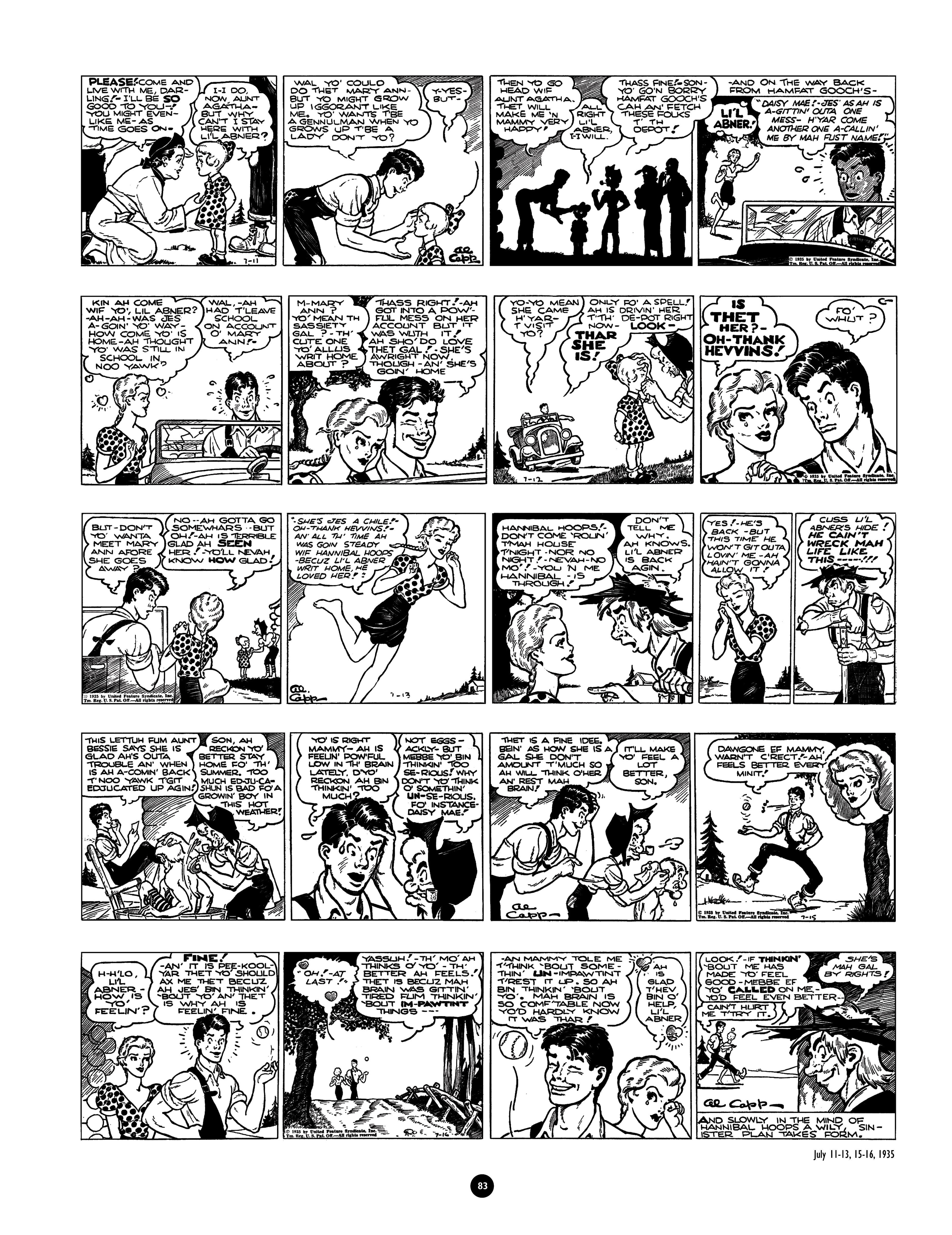 Read online Al Capp's Li'l Abner Complete Daily & Color Sunday Comics comic -  Issue # TPB 1 (Part 1) - 84