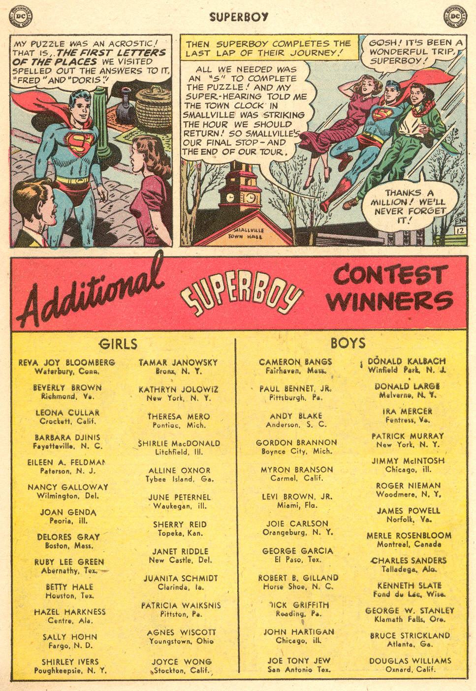 Superboy (1949) 7 Page 12
