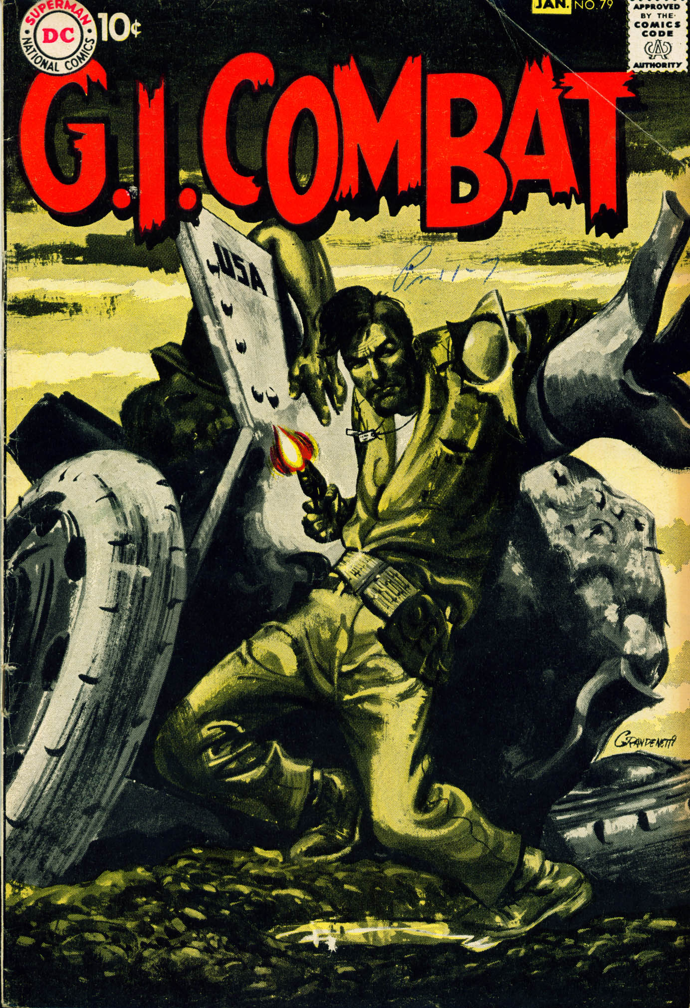 Read online G.I. Combat (1952) comic -  Issue #79 - 1