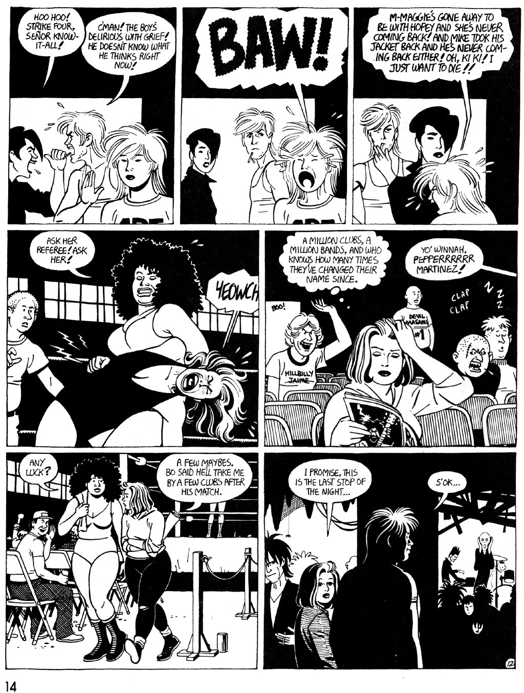Read online Love and Rockets (1982) comic -  Issue #27 - 16