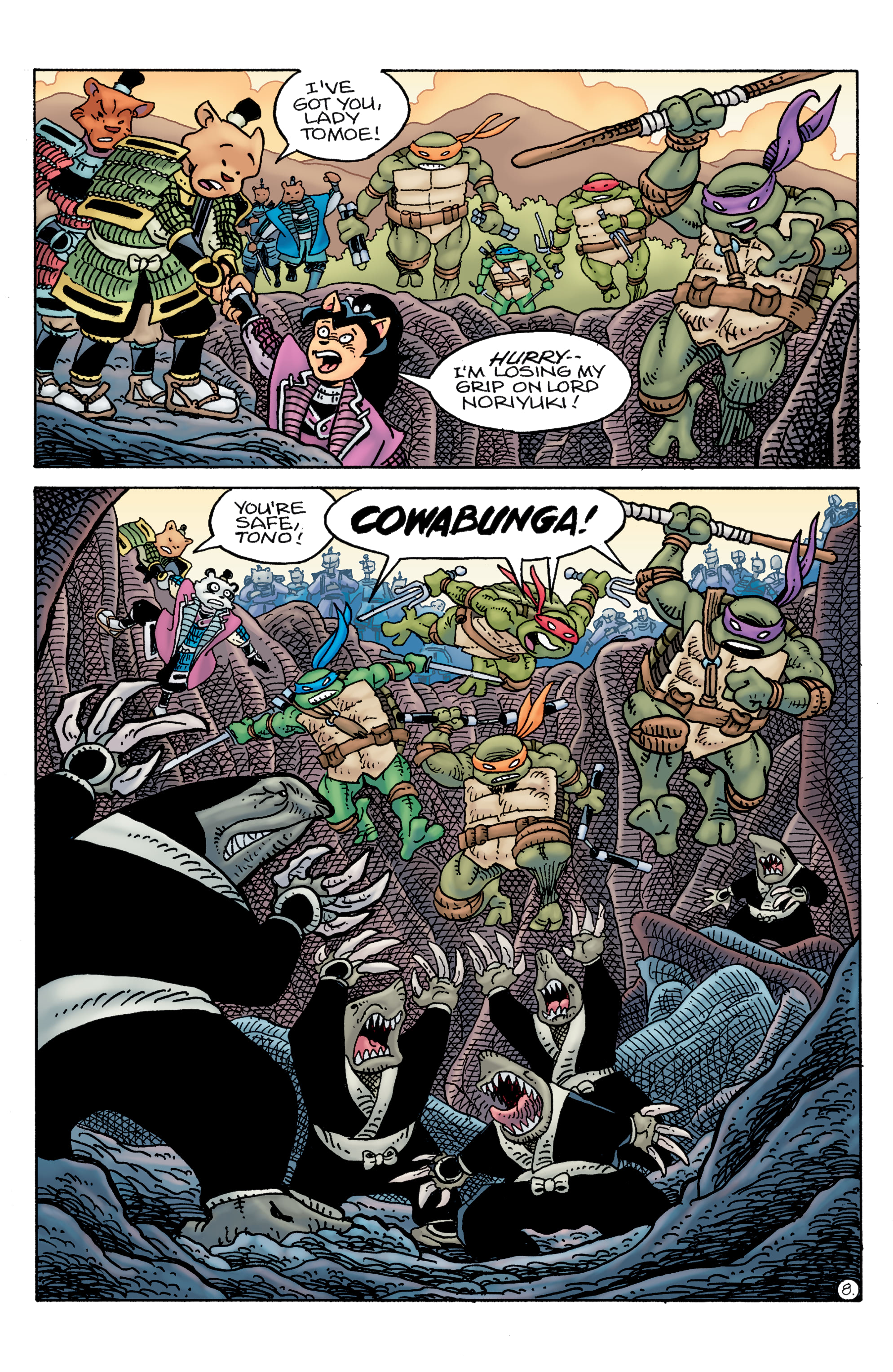 Read online Teenage Mutant Ninja Turtles/Usagi Yojimbo: WhereWhen comic -  Issue #3 - 10