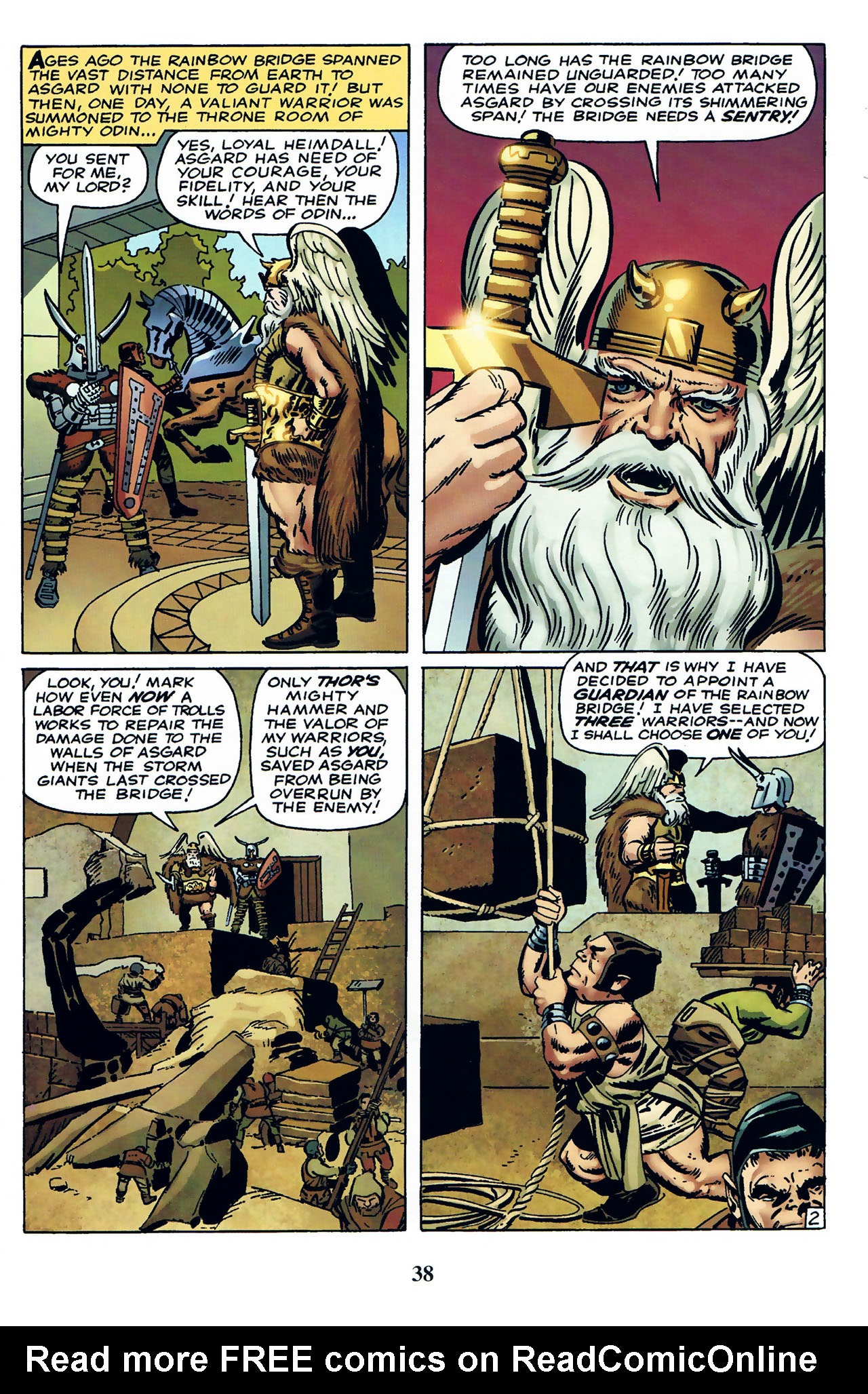 Read online Thor: Tales of Asgard by Stan Lee & Jack Kirby comic -  Issue #1 - 40