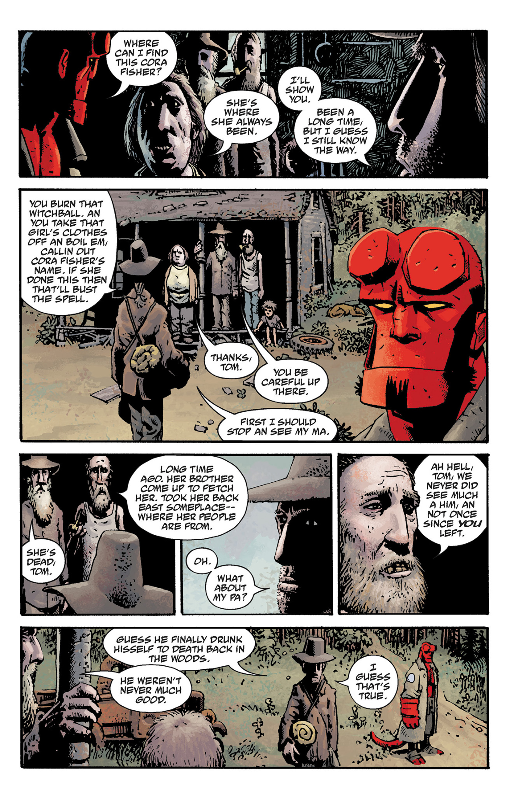 Read online Hellboy: The Crooked Man and Others comic -  Issue # TPB - 13