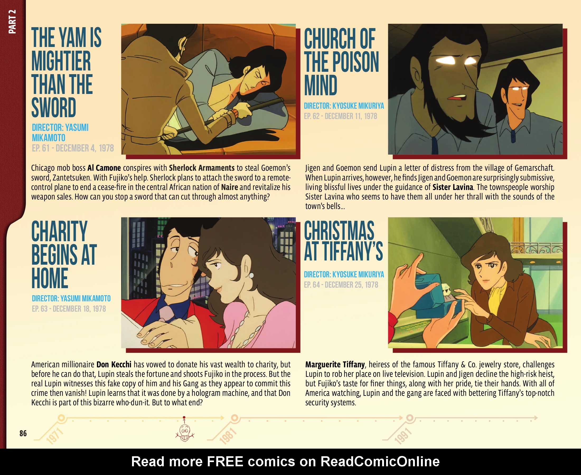 Read online 50 Animated Years of Lupin III comic -  Issue # TPB (Part 1) - 87