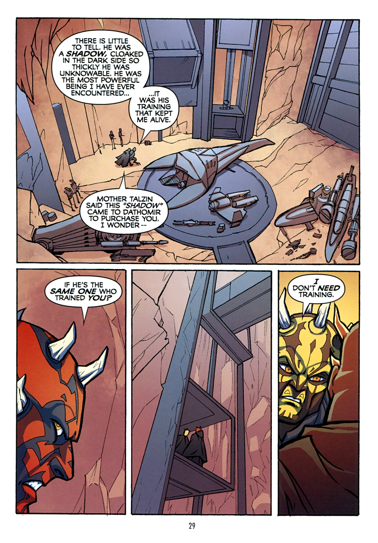 Read online Star Wars: The Clone Wars - The Sith Hunters comic -  Issue # Full - 30
