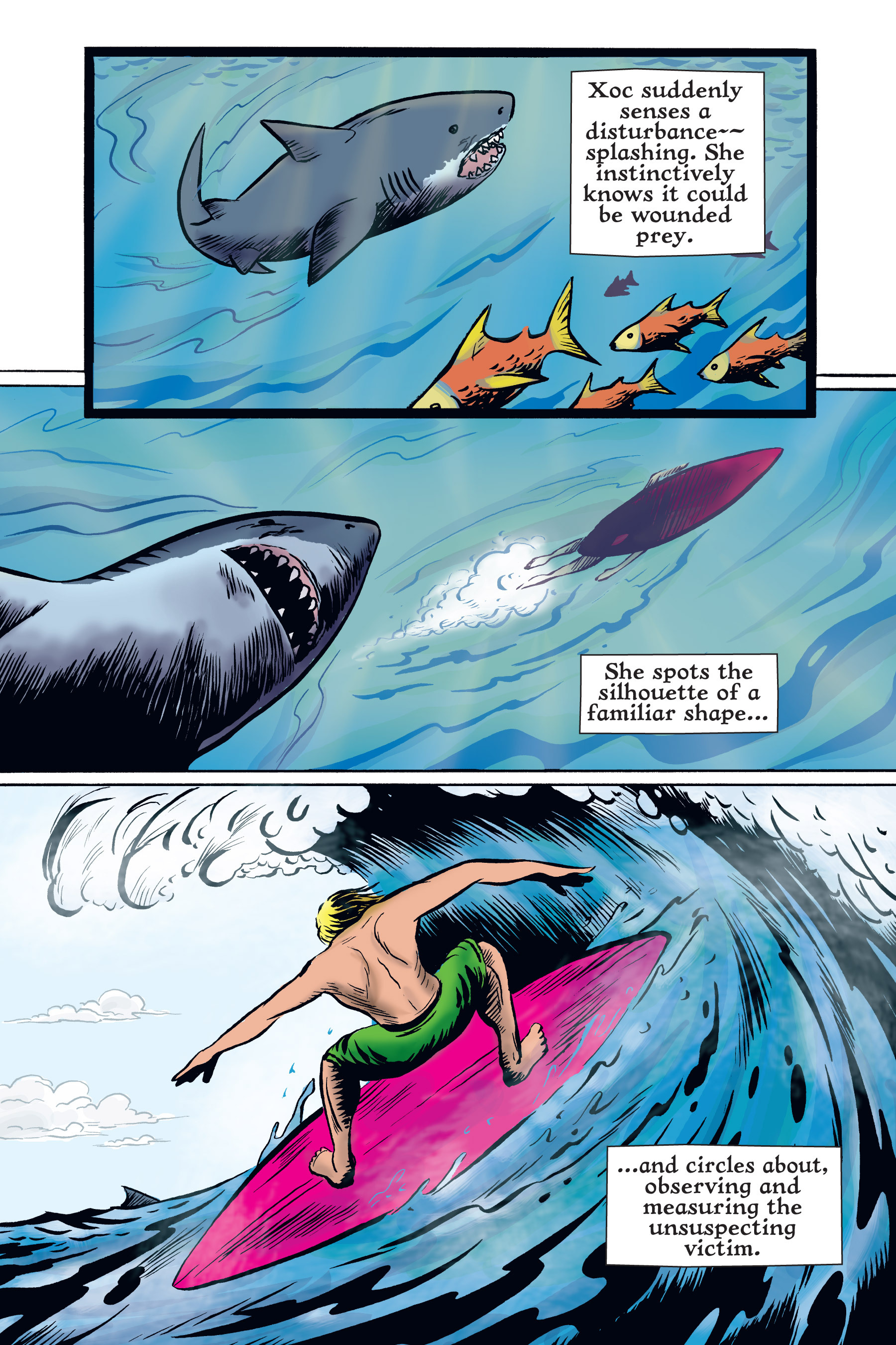 Read online Xoc: Journey of a Great White comic -  Issue # TPB - 106