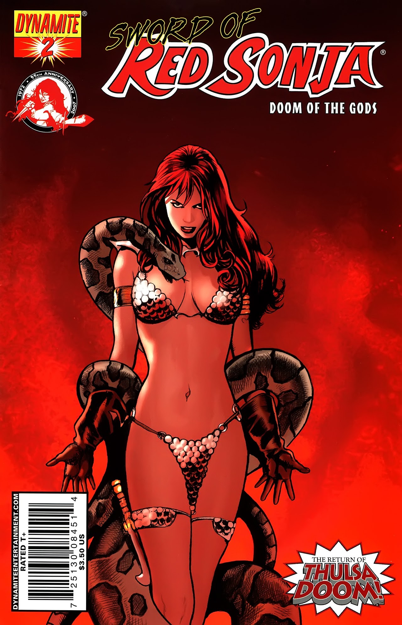 Read online Sword of Red Sonja: Doom of the Gods comic -  Issue #2 - 1