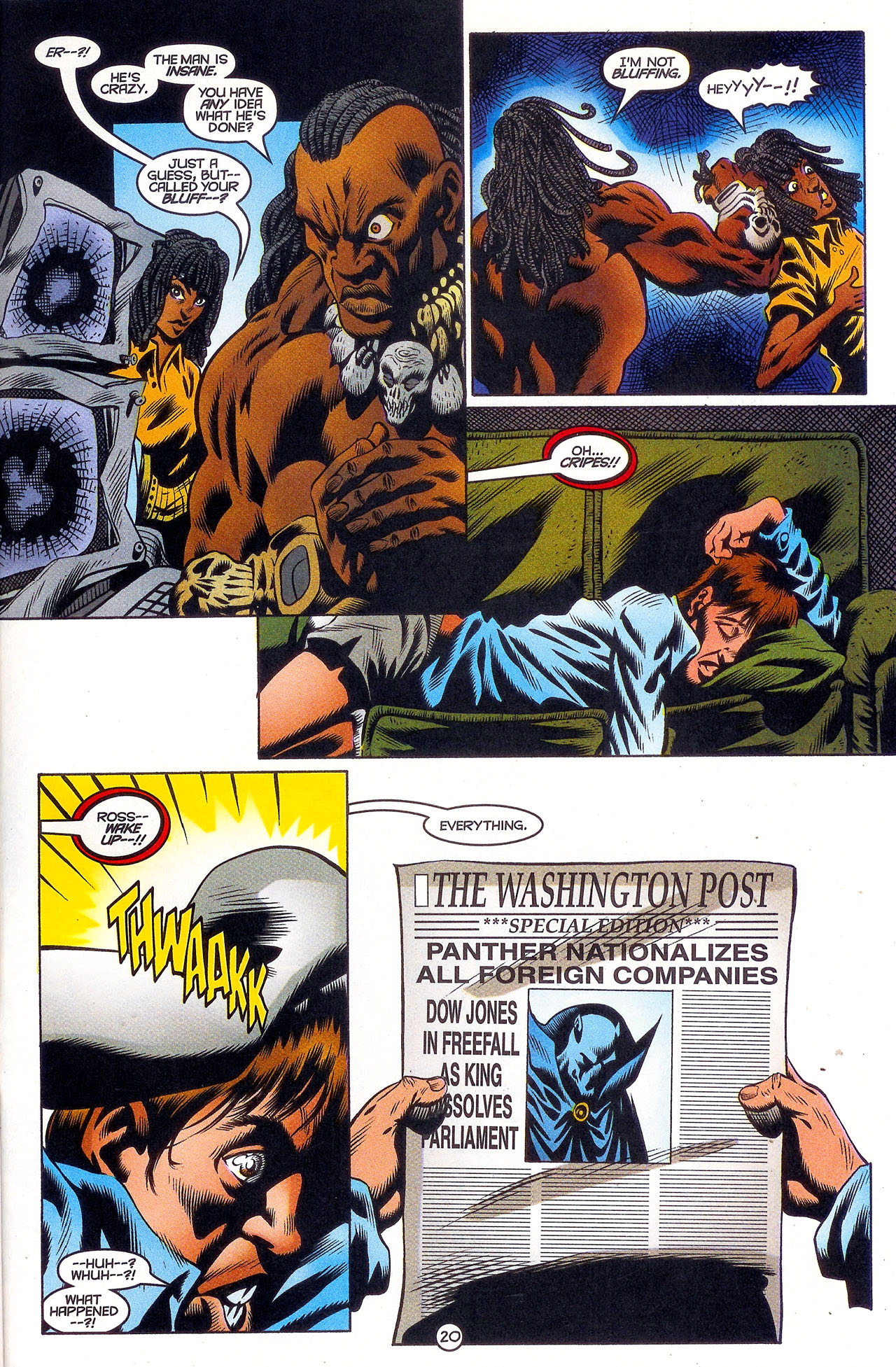 Read online Black Panther (1998) comic -  Issue #18 - 21
